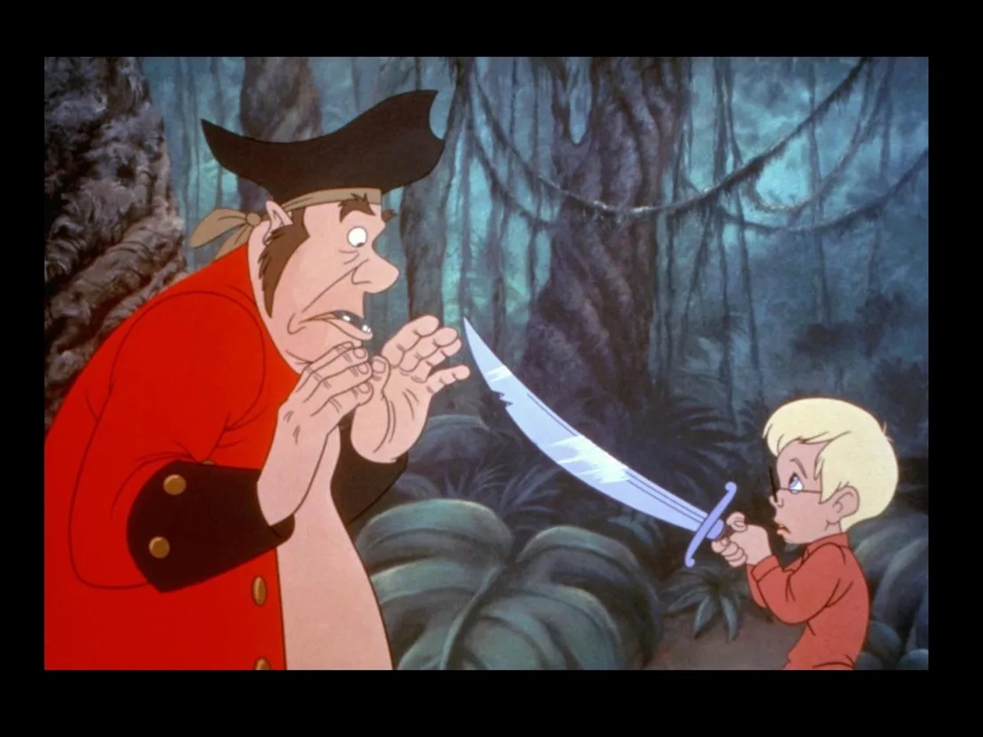 Macaulay Culkin and Jim Cummings in The Pagemaster (1994)