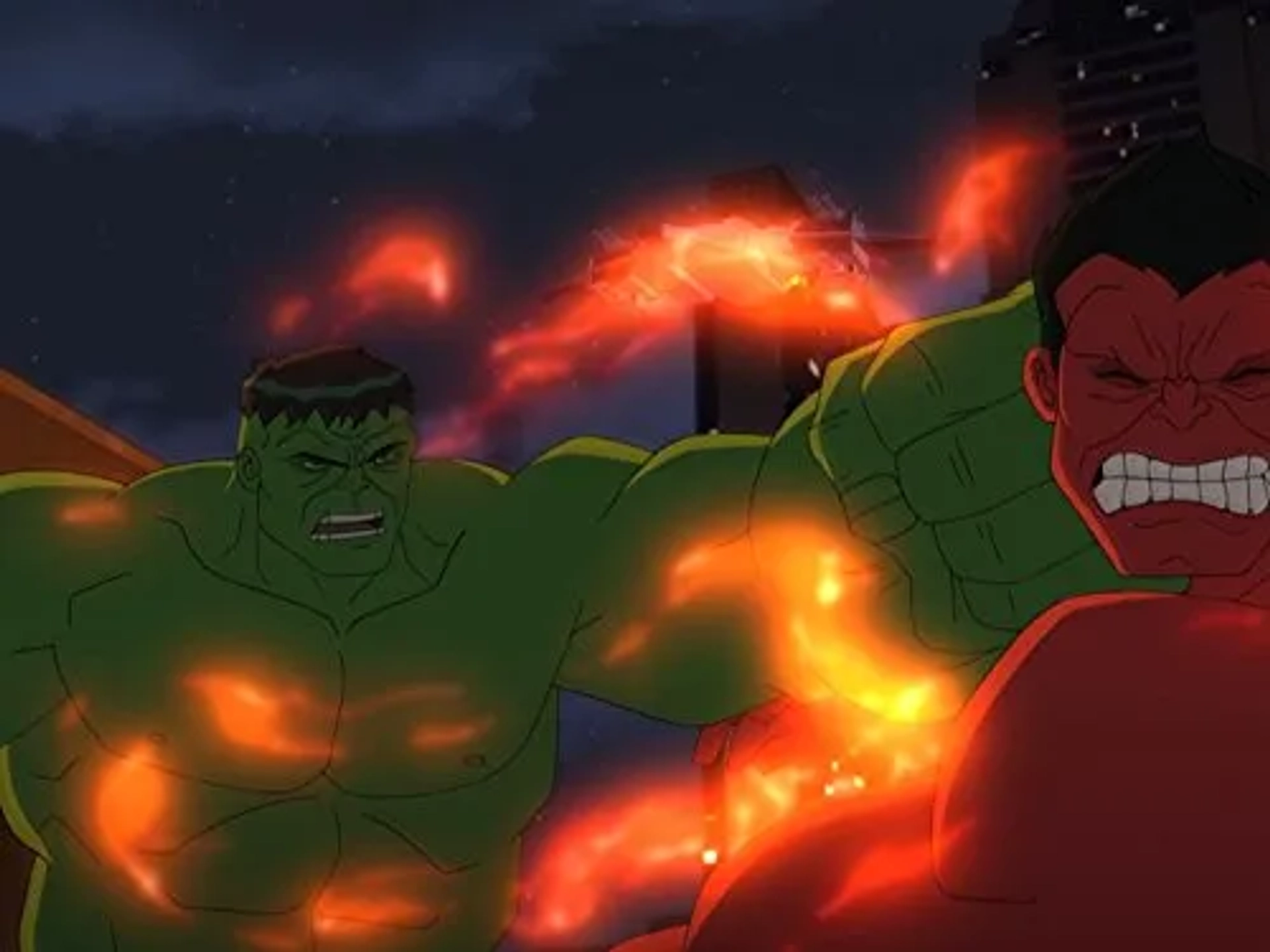 Clancy Brown and Fred Tatasciore in Avengers Assemble (2012)