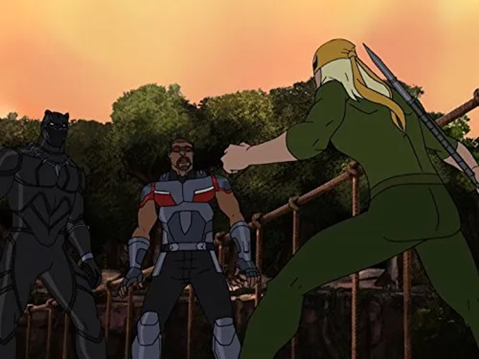 James Mathis III, Bumper Robinson, and Greg Cipes in Avengers Assemble (2012)