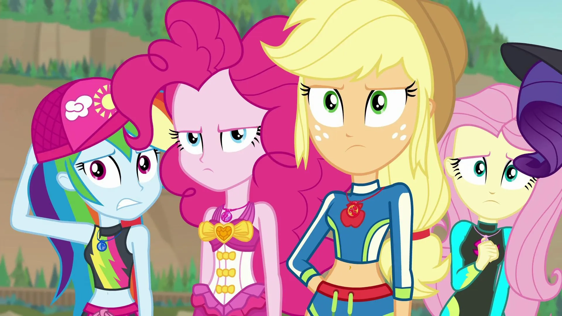 Andrea Libman and Ashleigh Ball in My Little Pony Equestria Girls: Forgotten Friendship (2018)