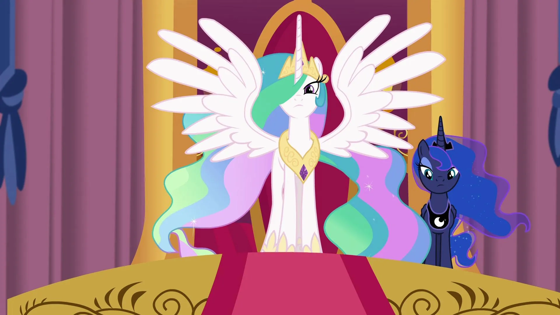 Tabitha St. Germain and Nicole Oliver in My Little Pony Equestria Girls: Forgotten Friendship (2018)