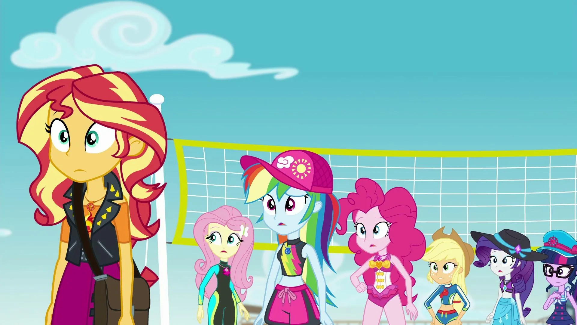 Tara Strong, Tabitha St. Germain, Andrea Libman, Rebecca Shoichet, and Ashleigh Ball in My Little Pony Equestria Girls: Forgotten Friendship (2018)
