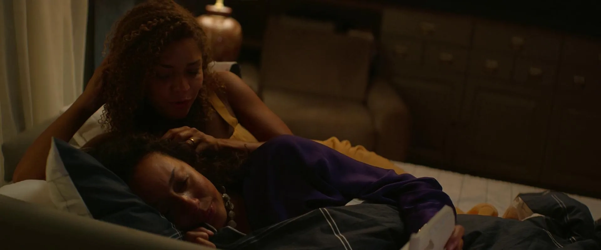 Antonia Thomas and Adelle Leonce in Bagman (2024)