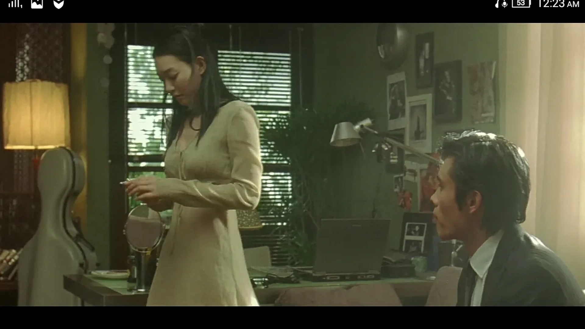Lee Byung-hun and Shin Min-a in A Bittersweet Life (2005)