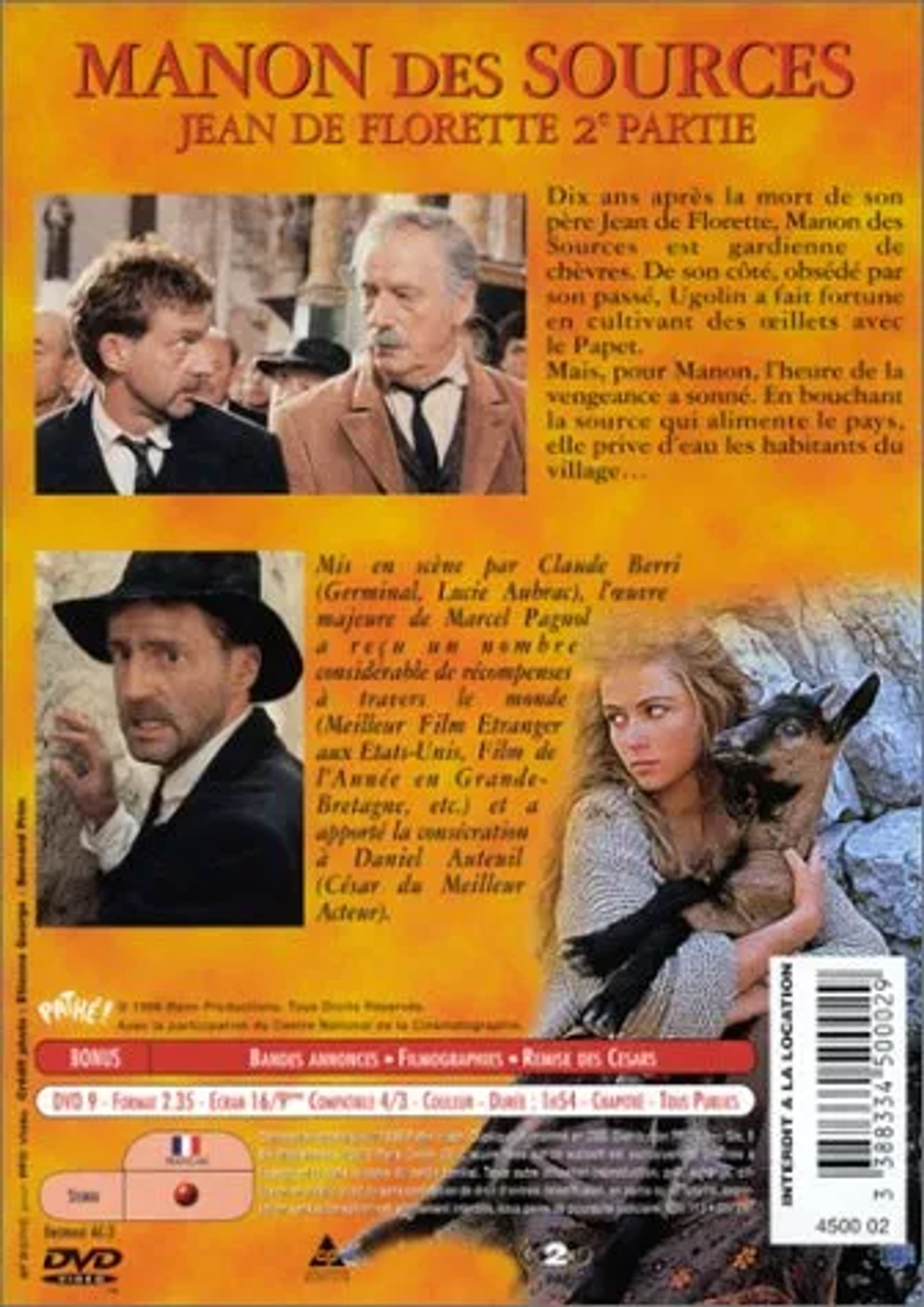 Emmanuelle Béart, Daniel Auteuil, and Yves Montand in Manon of the Spring (1986)