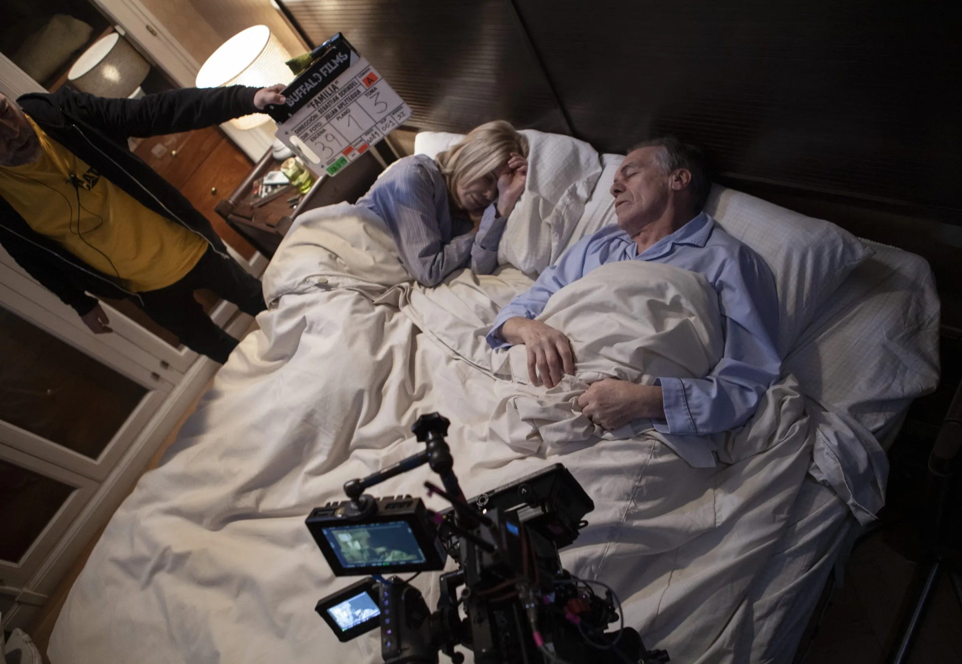Cecilia Roth and Miguel Ángel Solá in The Crimes That Bind (2020)
