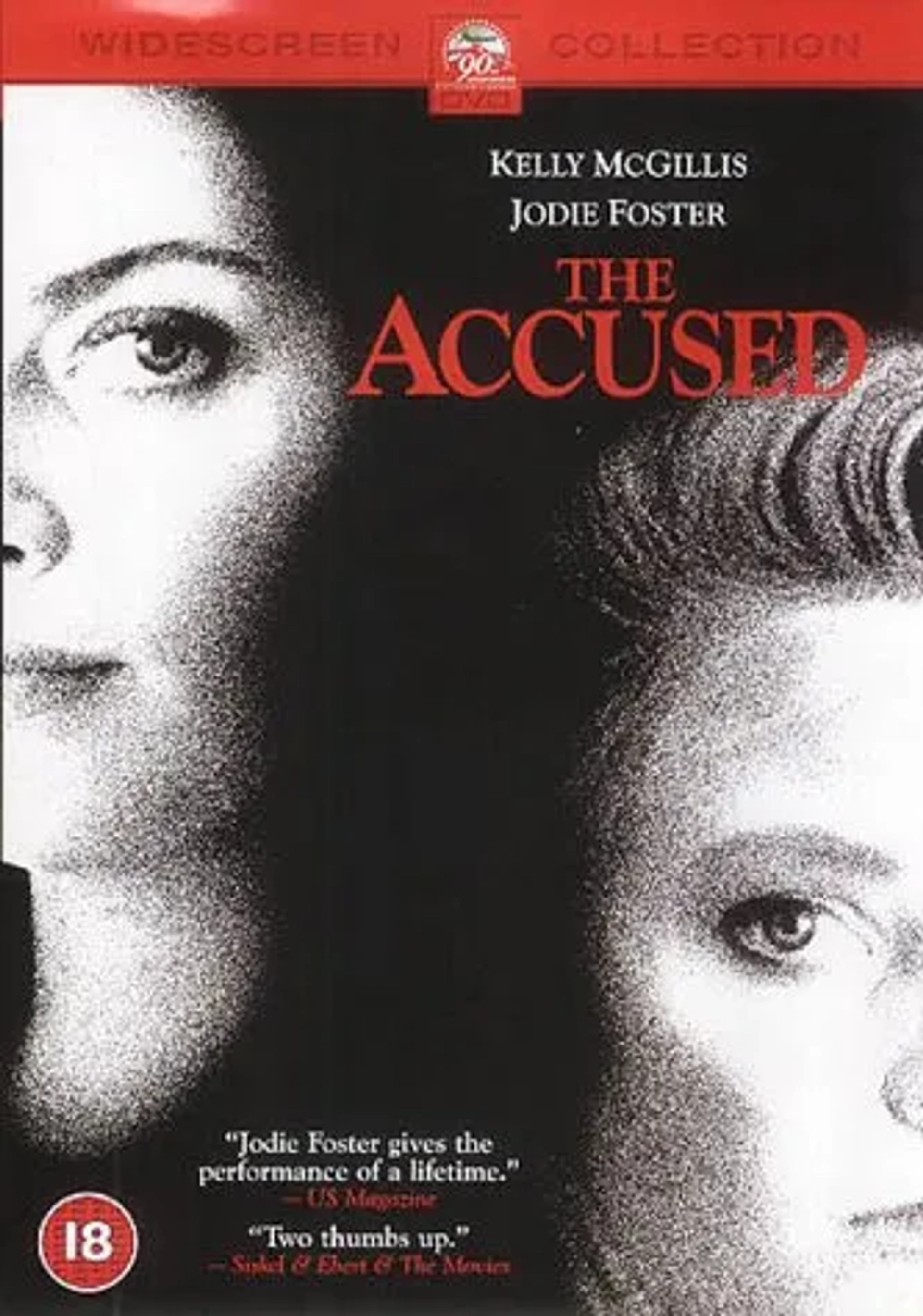 Jodie Foster and Kelly McGillis in The Accused (1988)