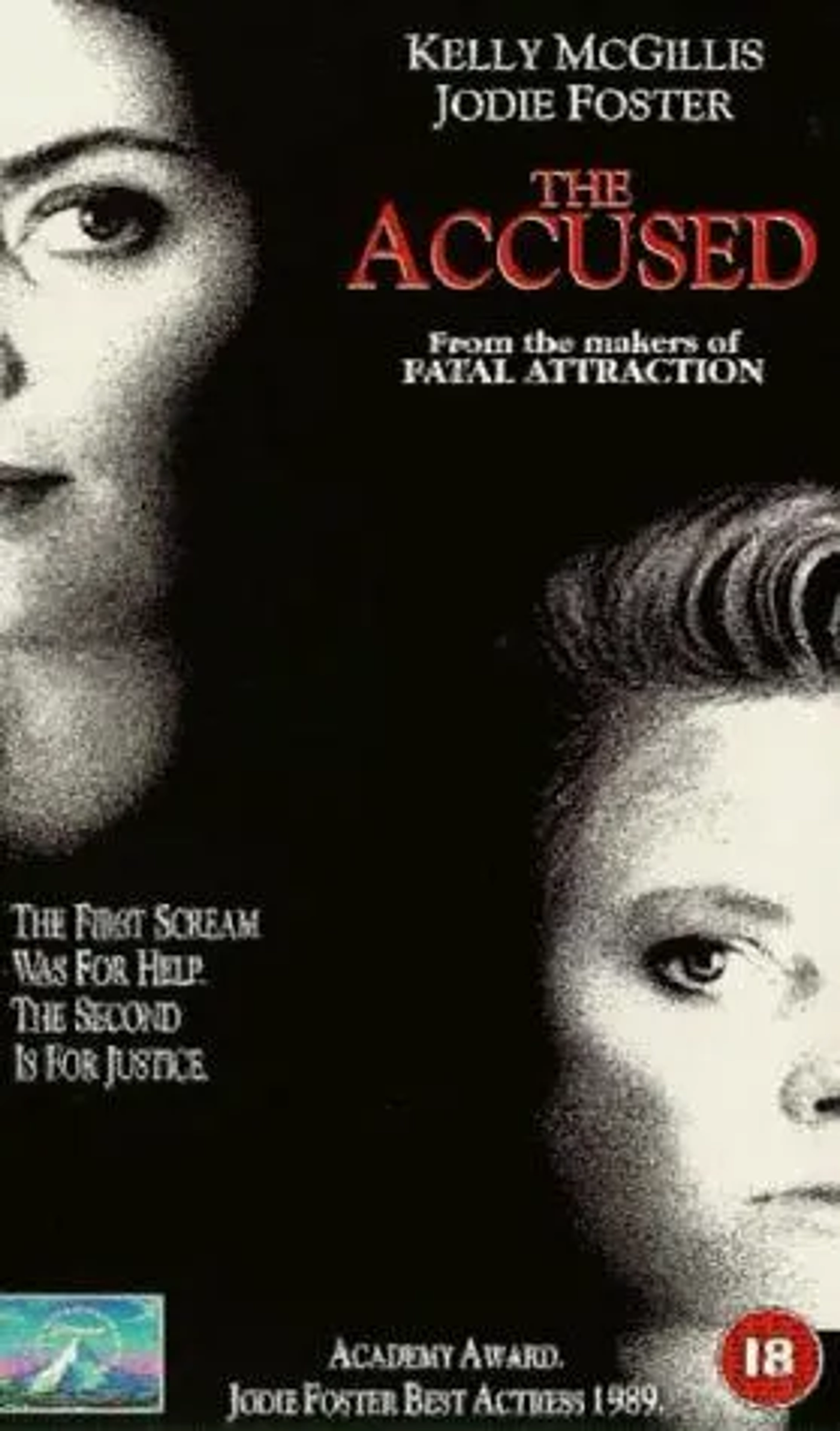 Jodie Foster and Kelly McGillis in The Accused (1988)