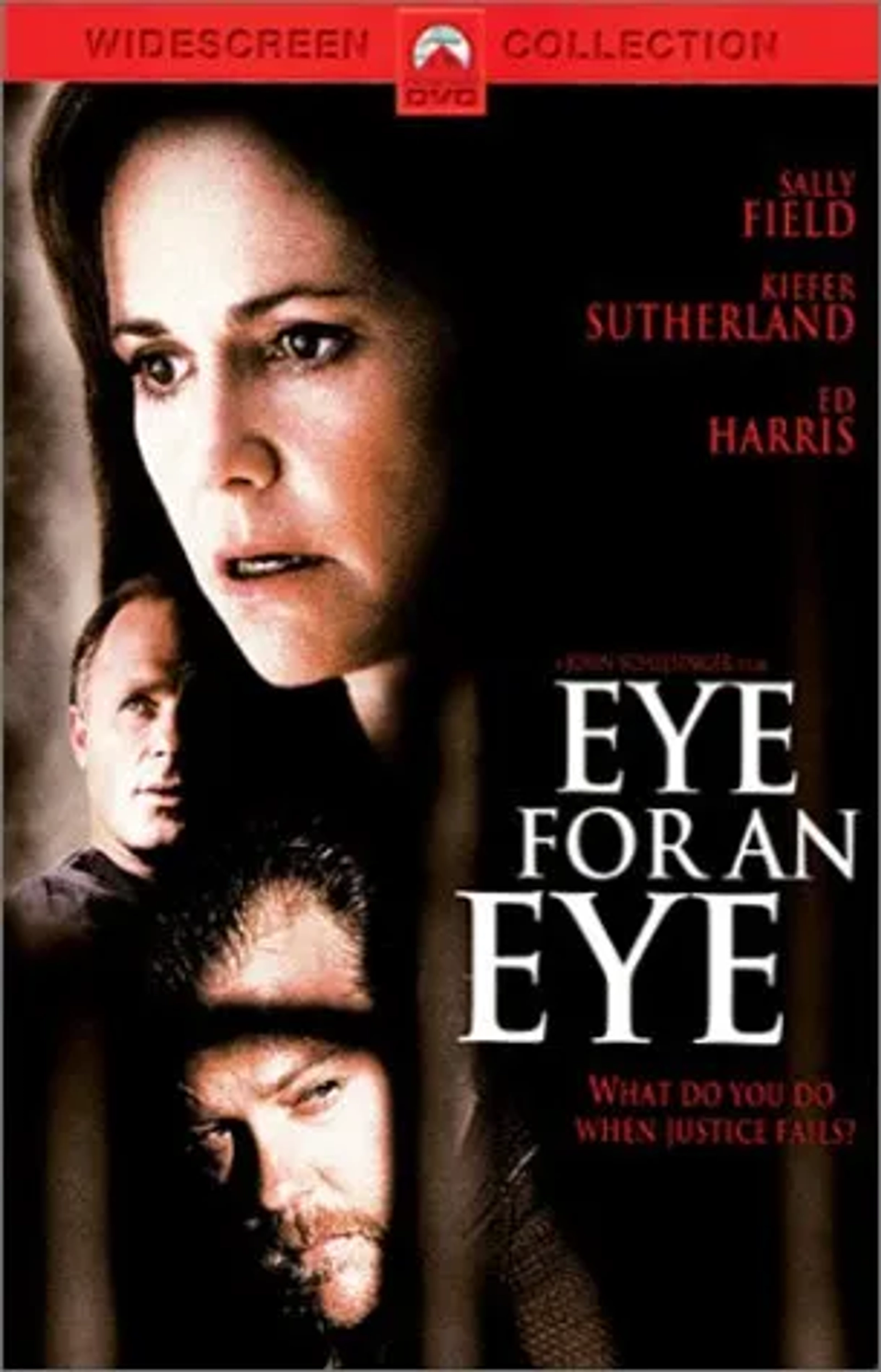 Sally Field, Ed Harris, and Kiefer Sutherland in Eye for an Eye (1996)
