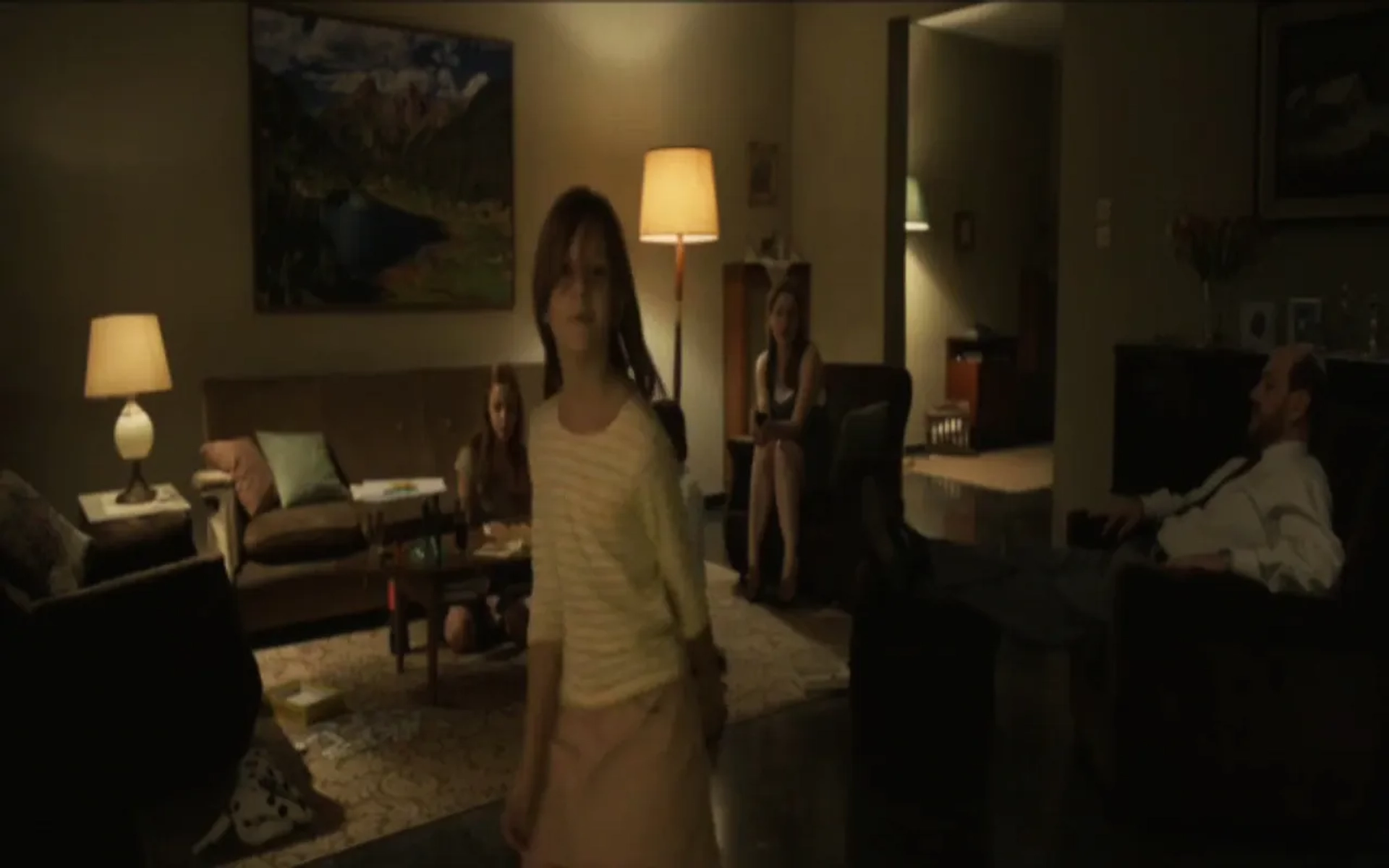 Themis Panou, Eleni Roussinou, Sissy Toumasi, and Kalliopi Zontanou in Miss Violence (2013)