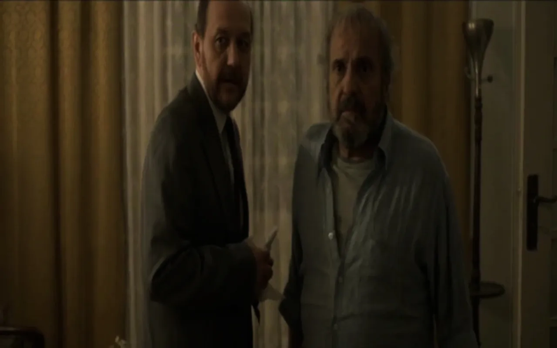 Minas Hatzisavvas and Themis Panou in Miss Violence (2013)