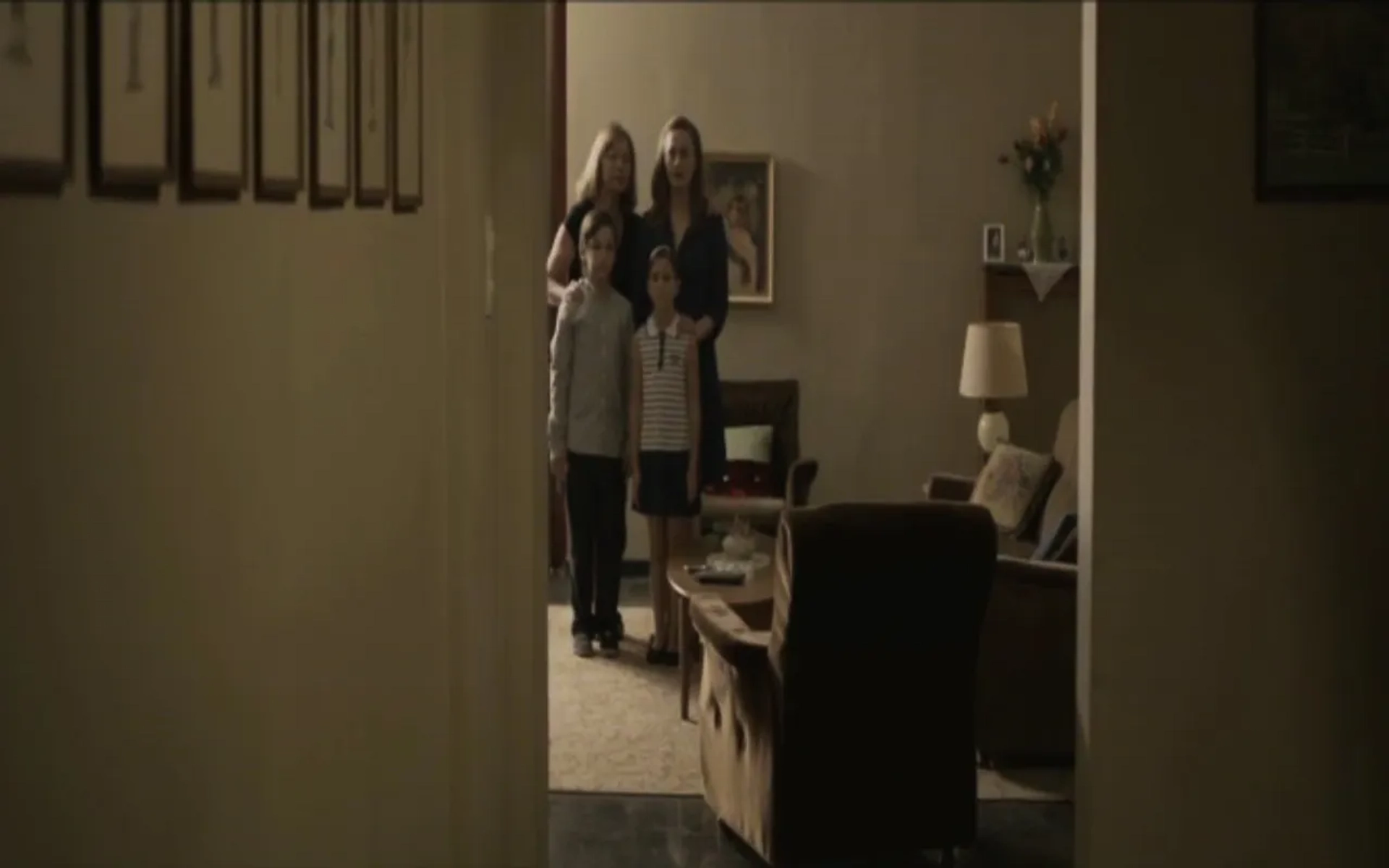 Reni Pittaki, Eleni Roussinou, Kalliopi Zontanou, and Constantinos Athanasiades in Miss Violence (2013)