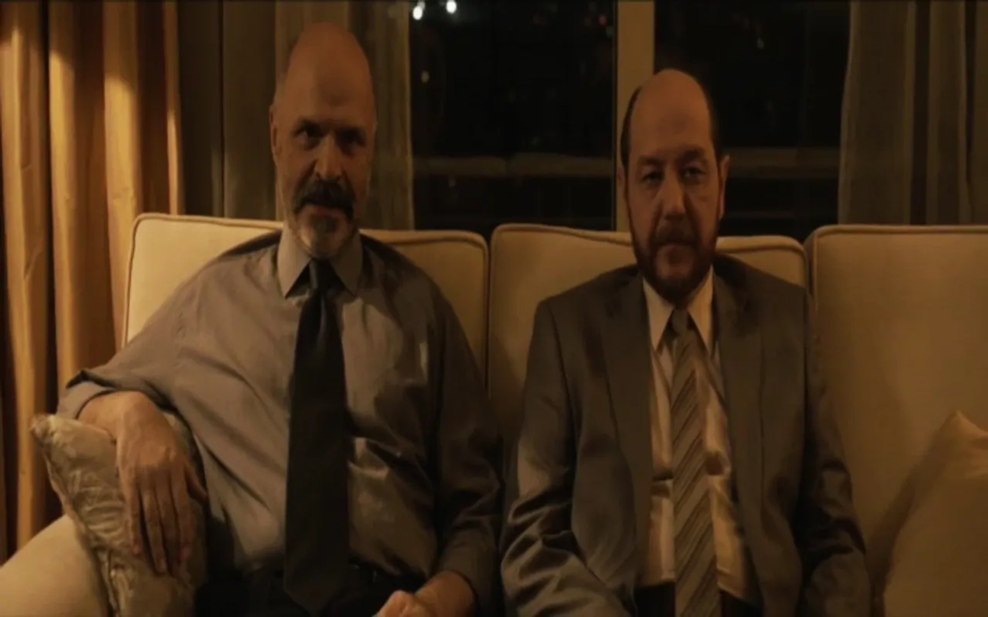 Themis Panou and Nikos Hatzopoulos in Miss Violence (2013)