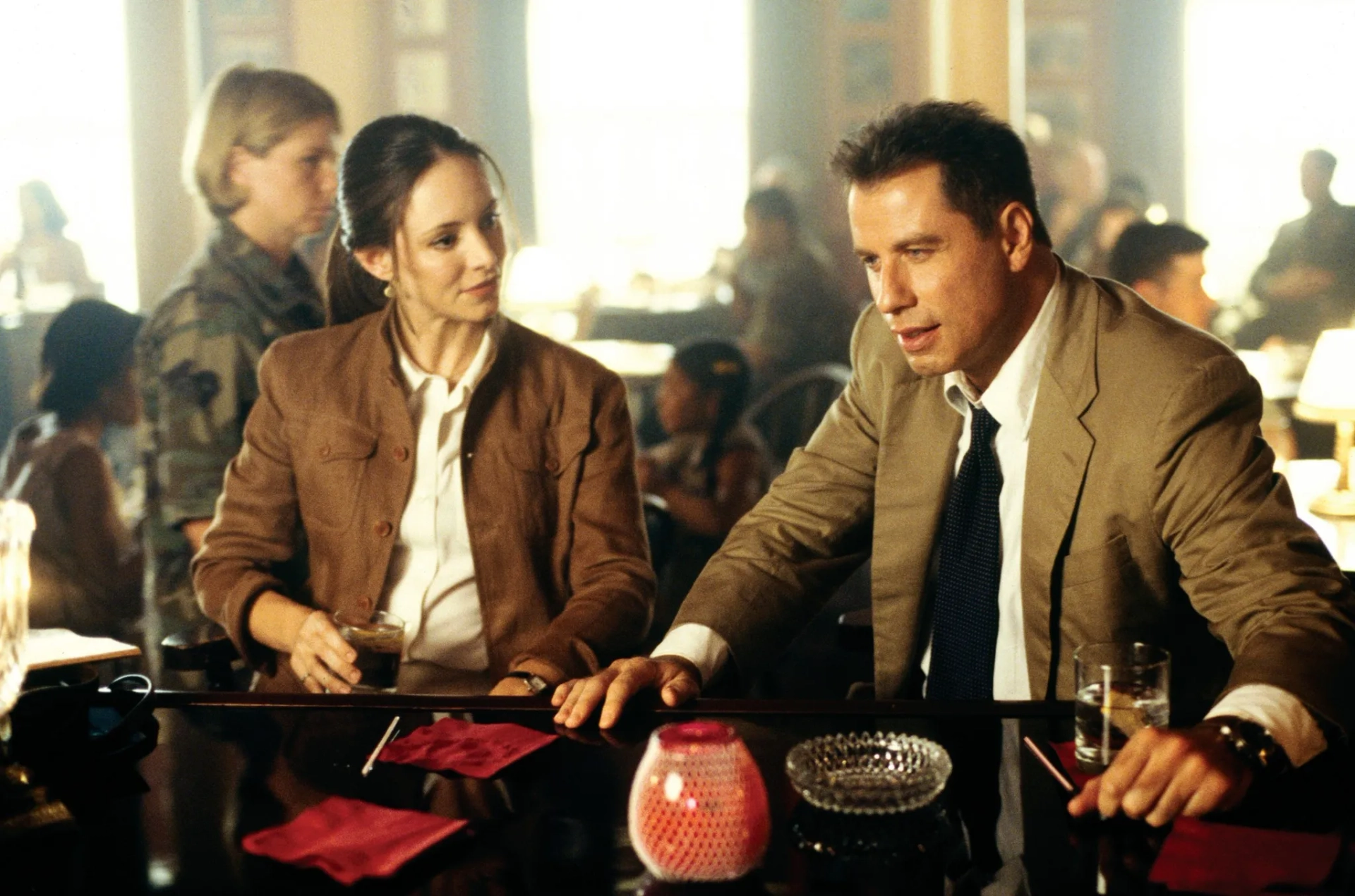 John Travolta and Madeleine Stowe in The General's Daughter (1999)