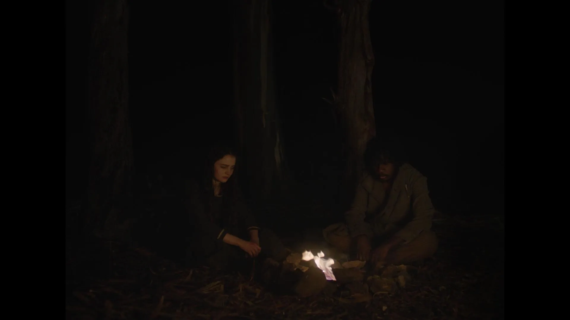 Aisling Franciosi and Baykali Ganambarr in The Nightingale (2018)