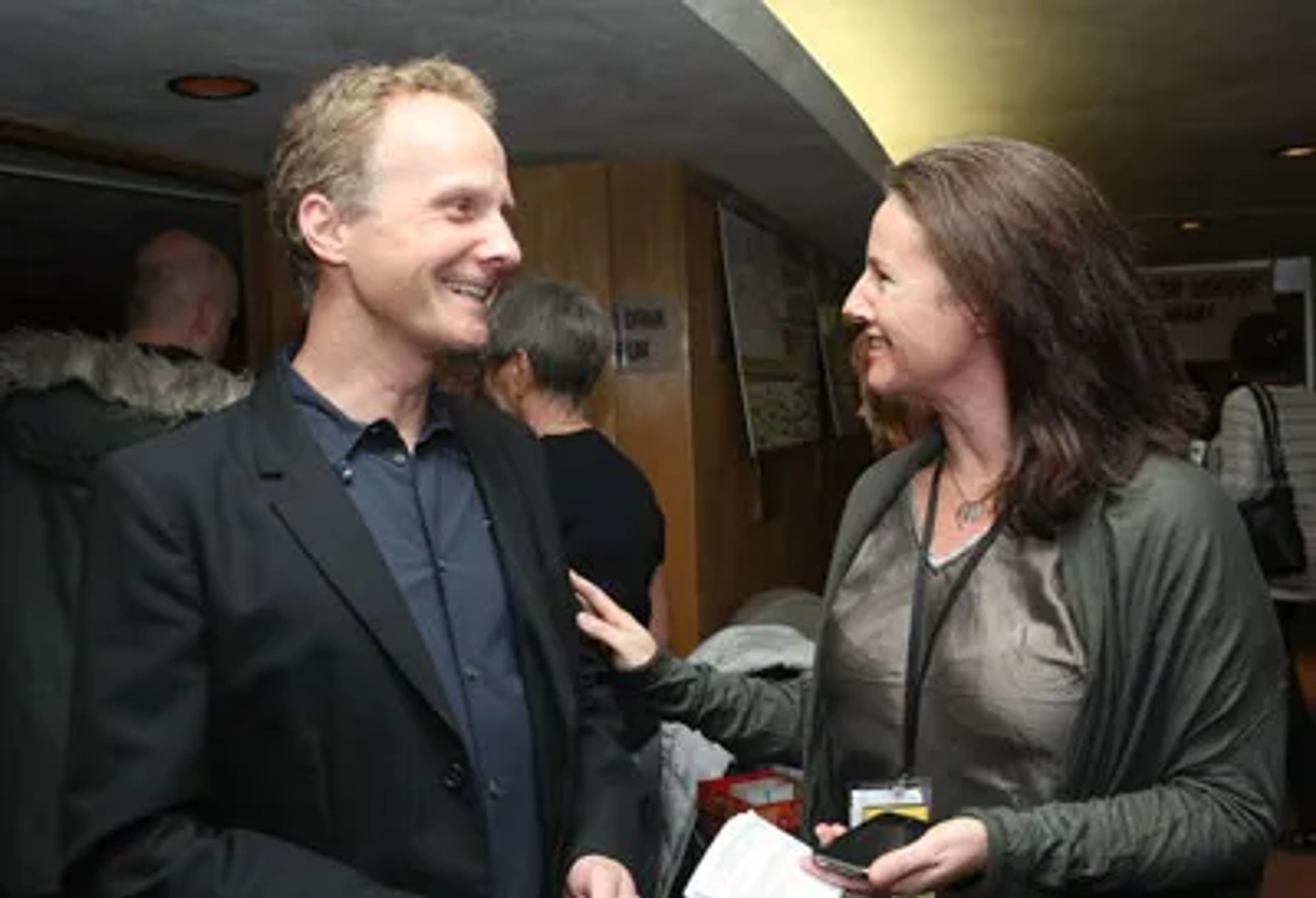 Helen Du Toit and Niels Arden Oplev at an event for The Girl with the Dragon Tattoo (2009)