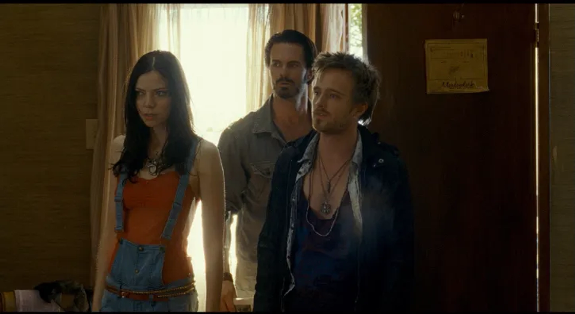 Garret Dillahunt, Aaron Paul, and Riki Lindhome in The Last House on the Left (2009)