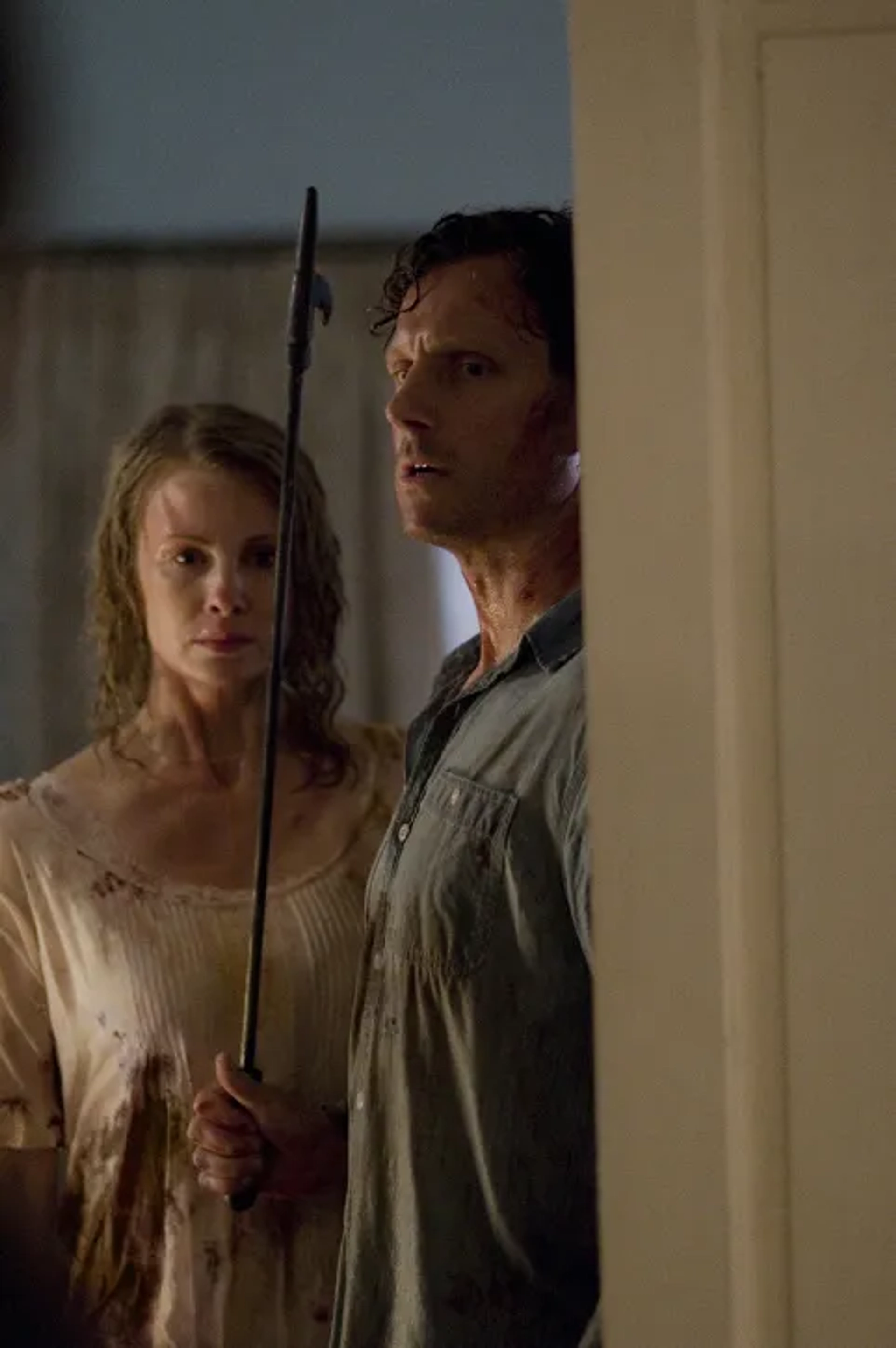 Tony Goldwyn and Monica Potter in The Last House on the Left (2009)