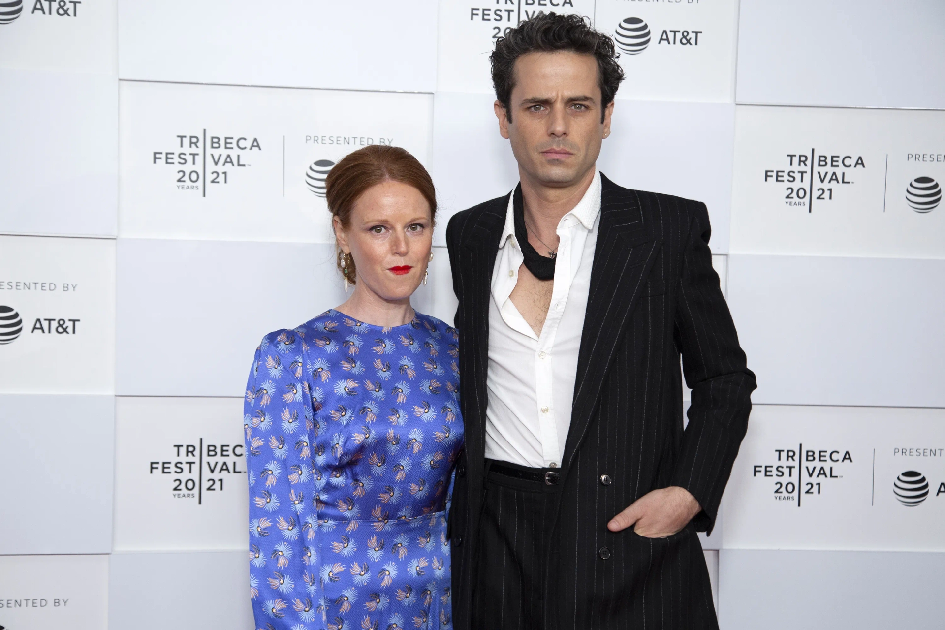 Luke Kirby and Andrea Sarubbi at an event for No Man of God (2021)