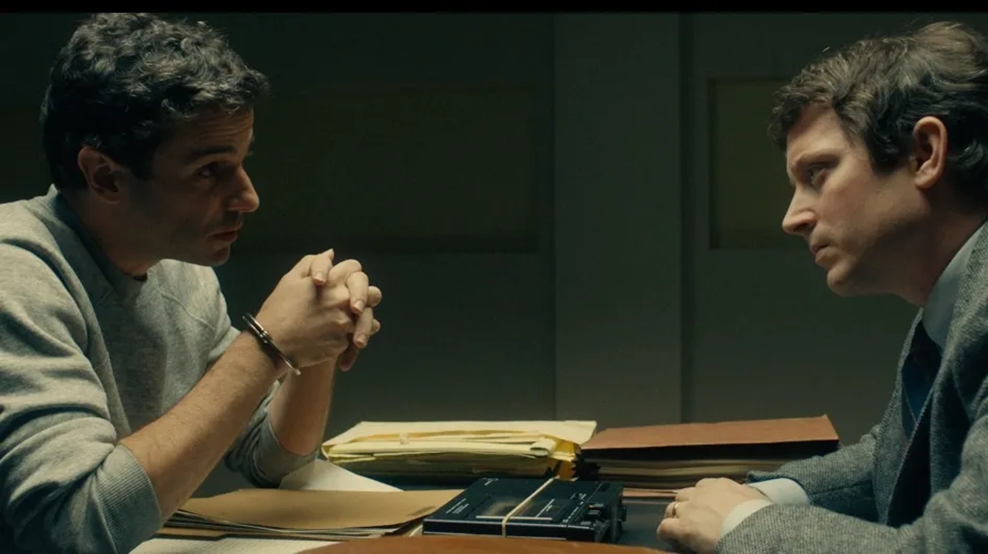 Elijah Wood and Luke Kirby in No Man of God (2021)