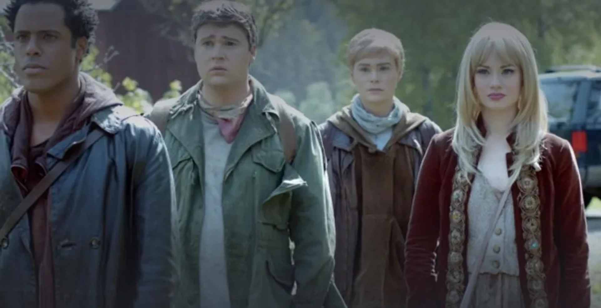 David Lenneman, André Sjöberg, and Christopher Wagelin in Äkta människor (2012)