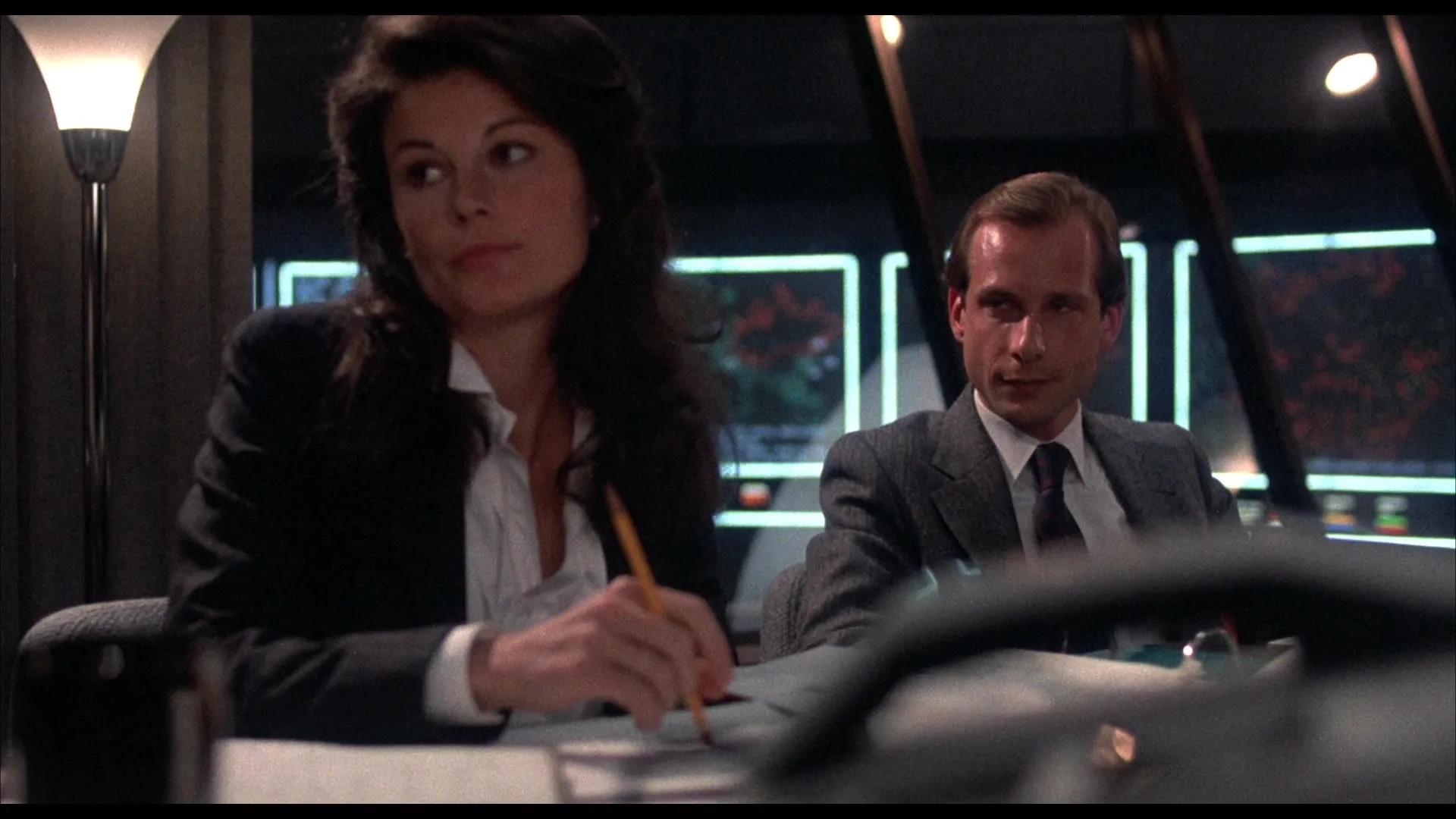 Juanin Clay and Kent Williams in WarGames (1983)