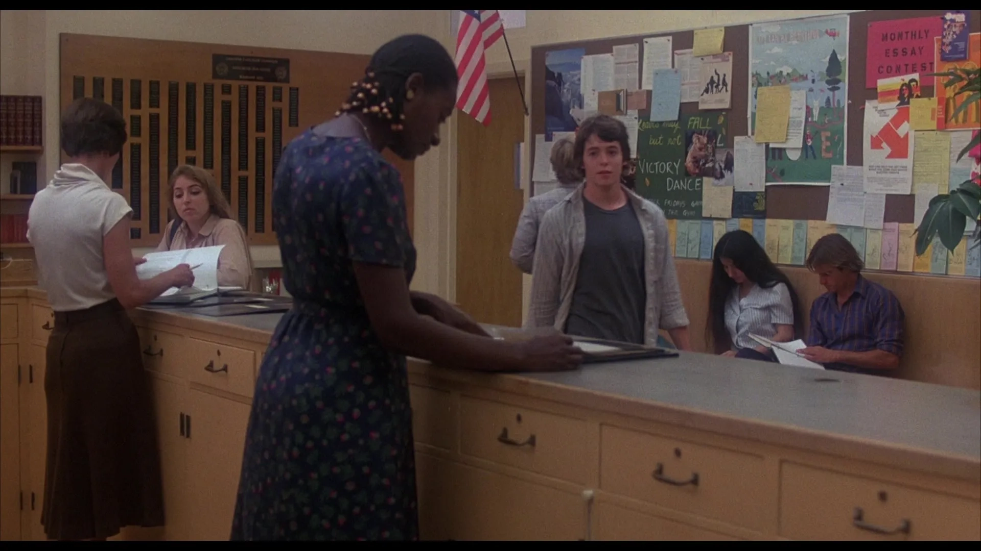Matthew Broderick and Martha Shaw in WarGames (1983)