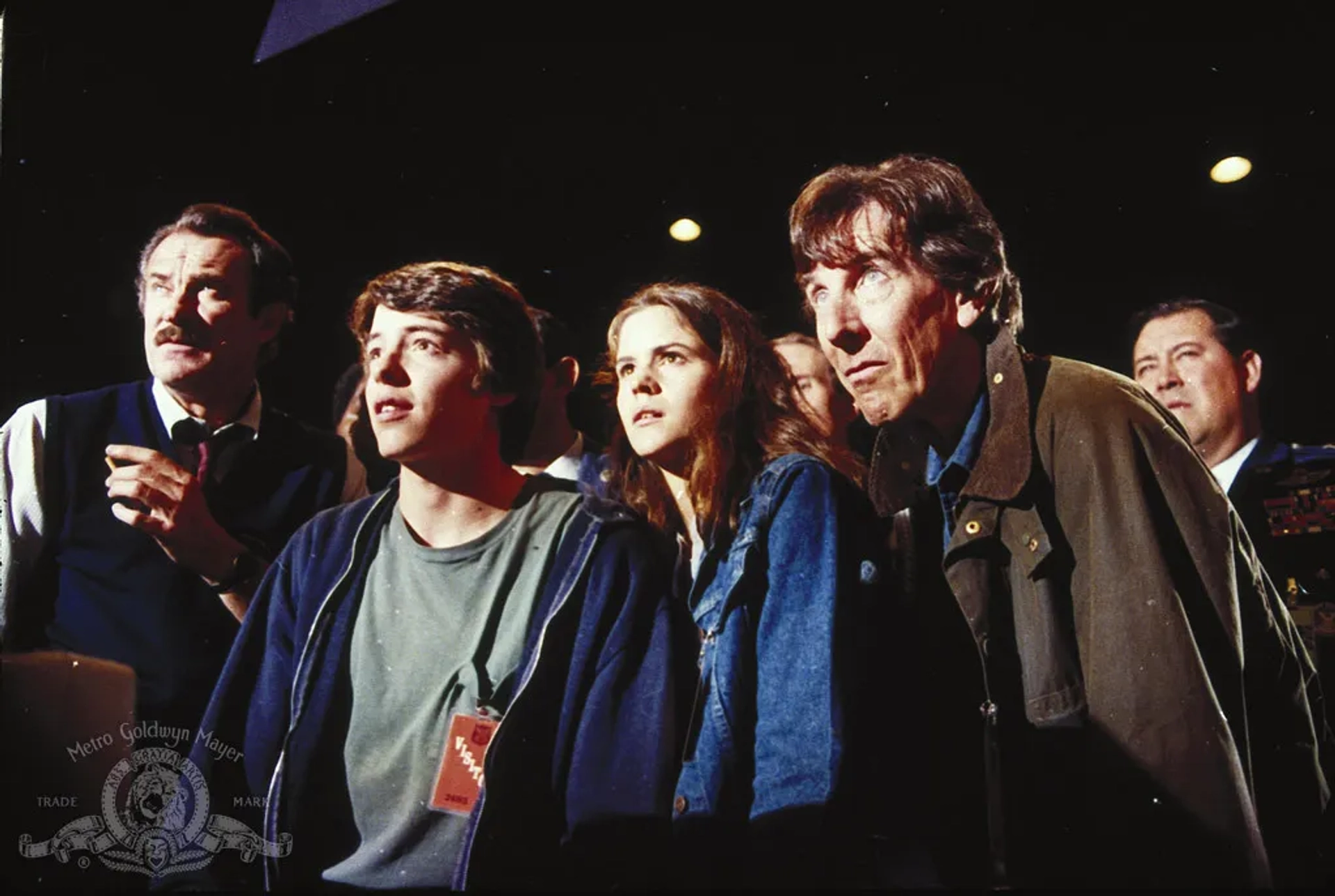 Matthew Broderick, Ally Sheedy, Dabney Coleman, Barry Corbin, and John Wood in WarGames (1983)
