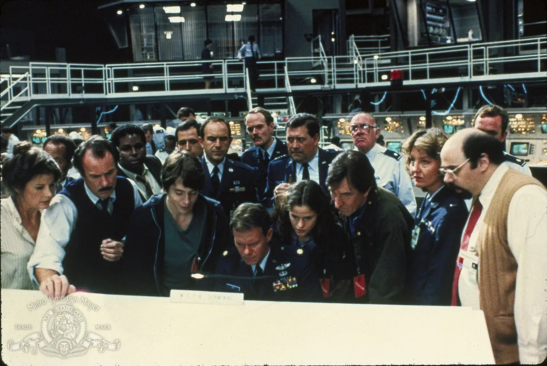 Matthew Broderick, Ally Sheedy, Dabney Coleman, Juanin Clay, Jack Clinton, Barry Corbin, Michael Ensign, Irving Metzman, Duncan Wilmore, and John Wood in WarGames (1983)
