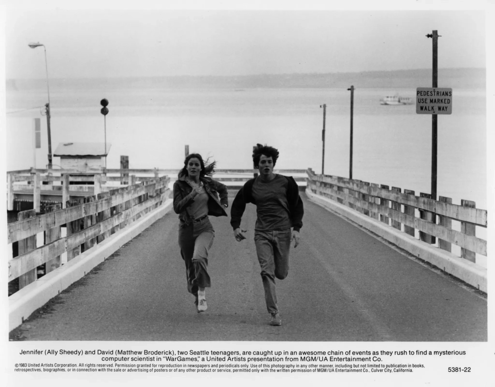 Matthew Broderick and Ally Sheedy in WarGames (1983)