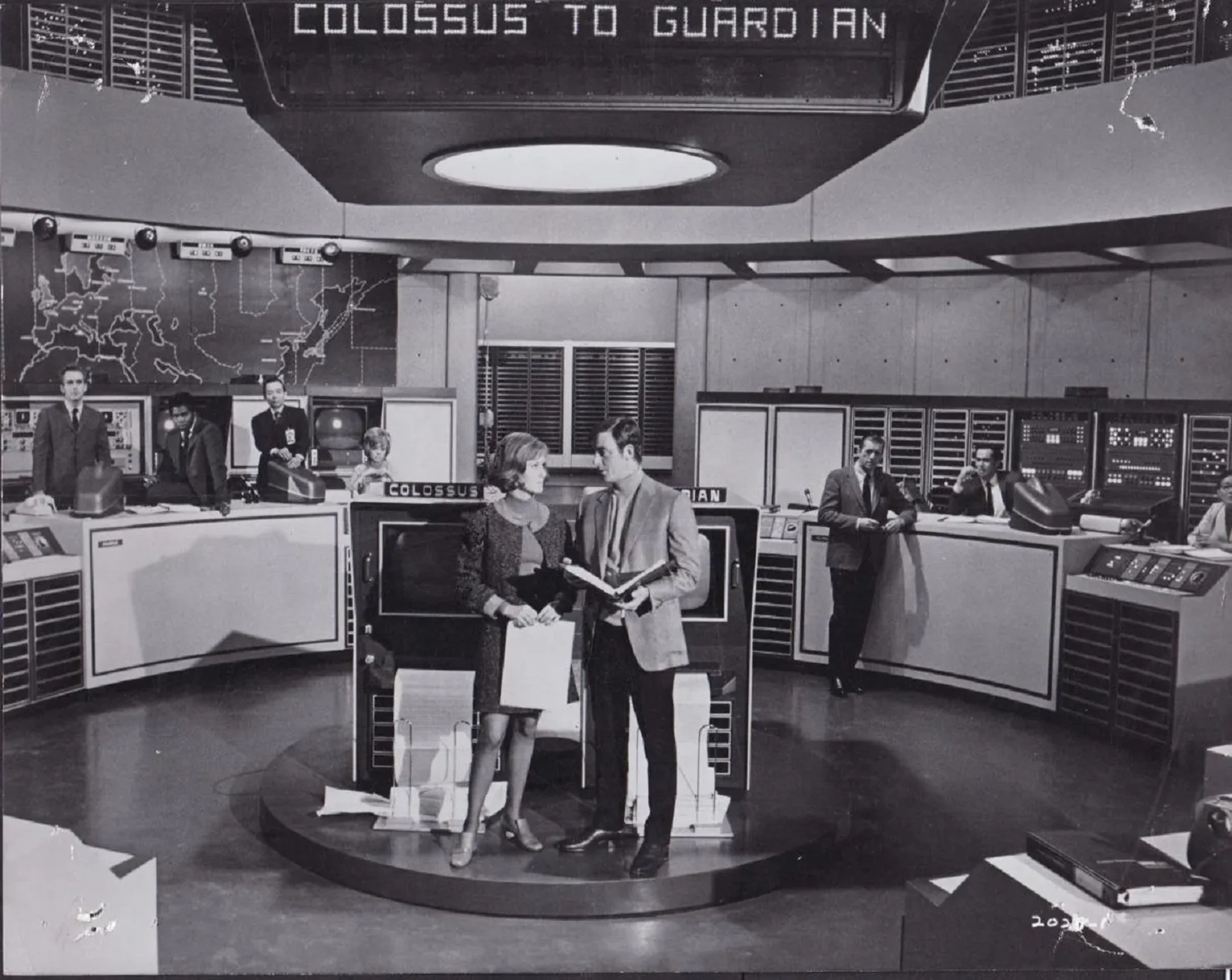 Eric Braeden and Susan Clark in Colossus: The Forbin Project (1970)