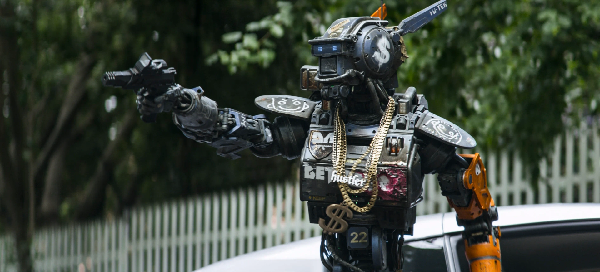 Sharlto Copley in Chappie (2015)