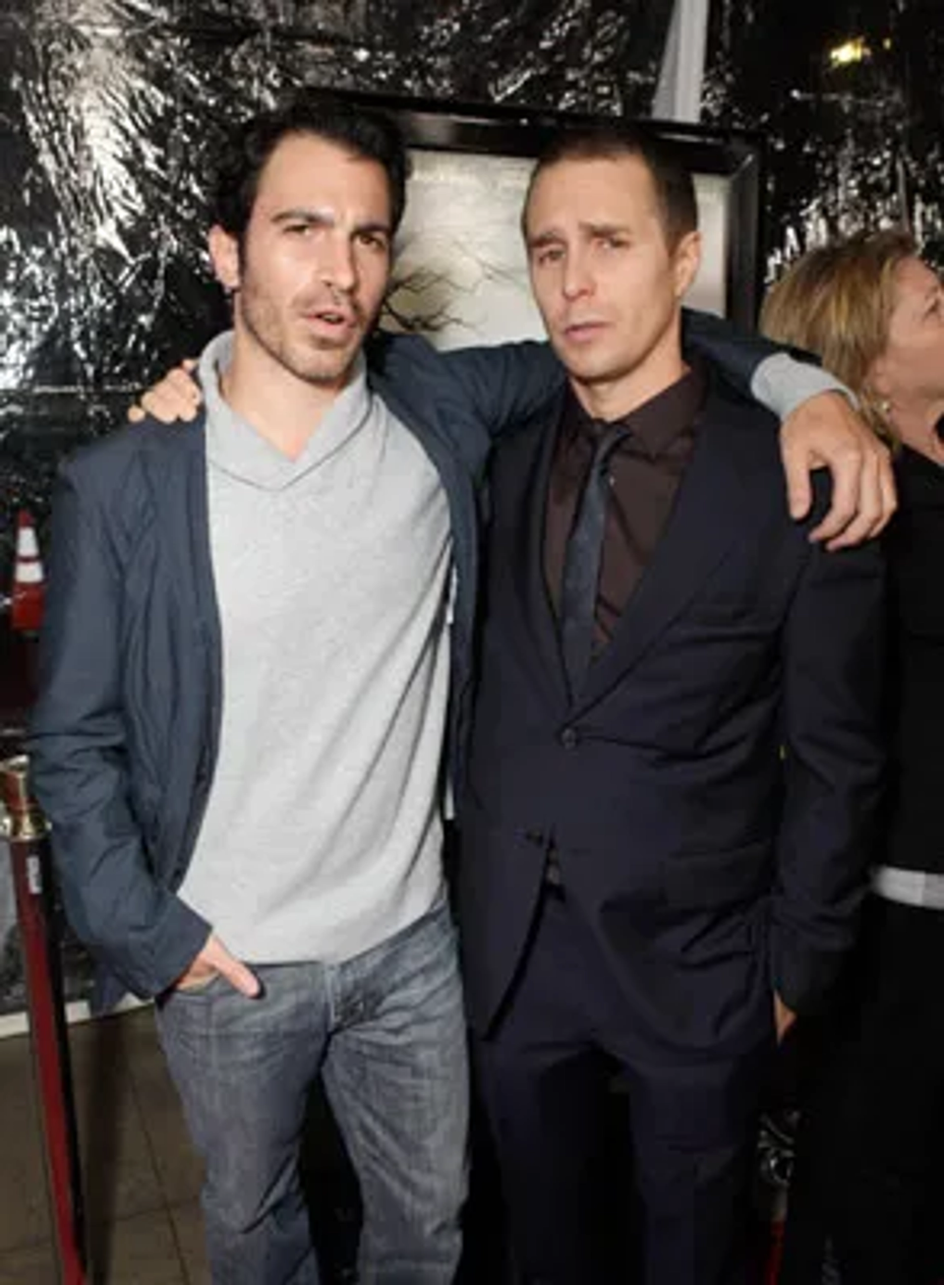 Sam Rockwell and Chris Messina at an event for Conviction (2010)