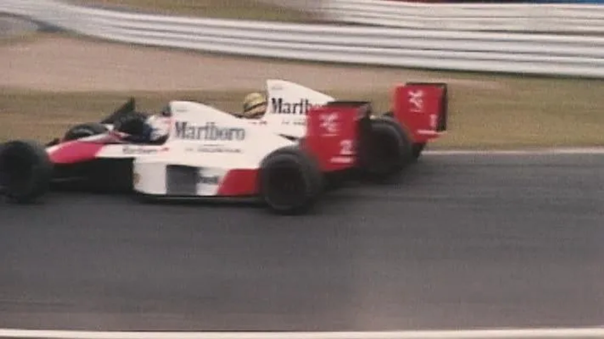 Ayrton Senna and Alain Prost in Senna (2010)