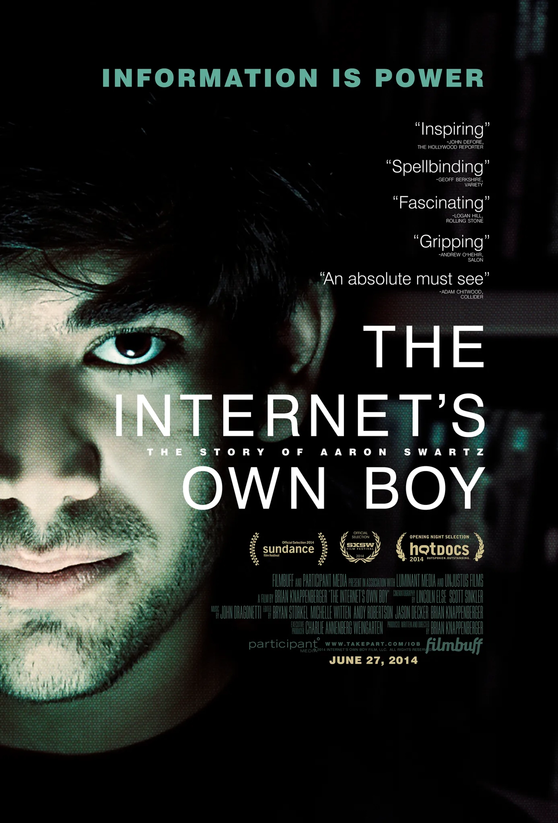 Aaron Swartz in The Internet's Own Boy: The Story of Aaron Swartz (2014)
