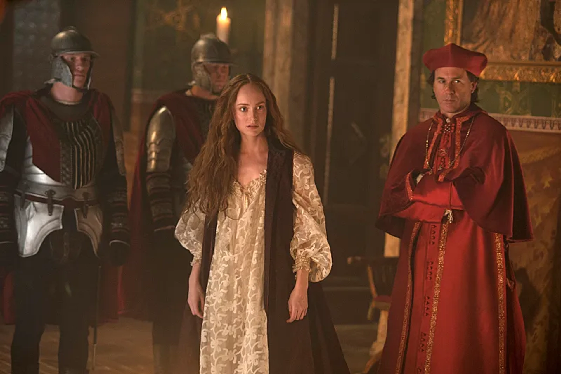Peter Sullivan and Lotte Verbeek in The Borgias (2011)