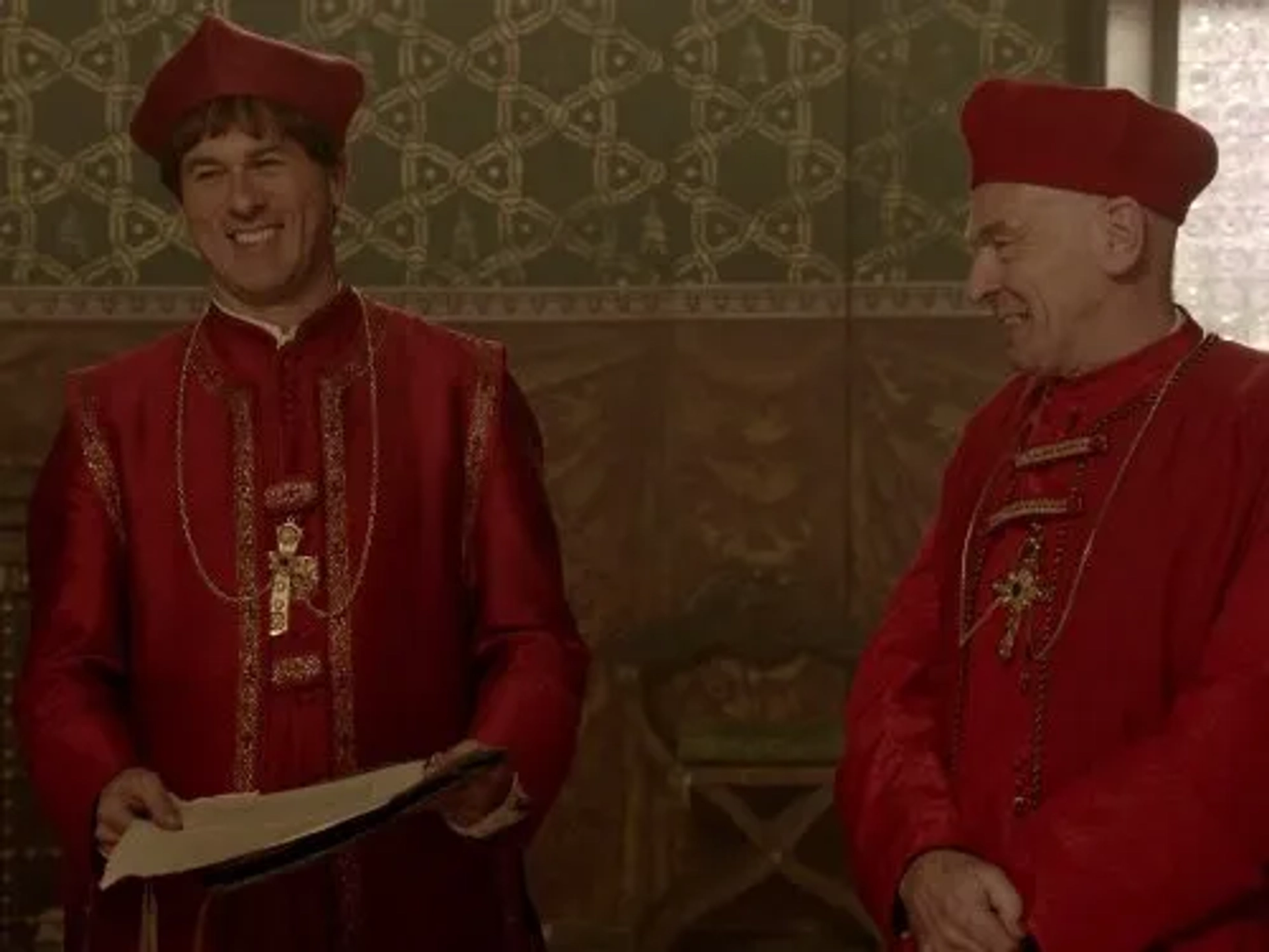 Bosco Hogan and Peter Sullivan in The Borgias (2011)