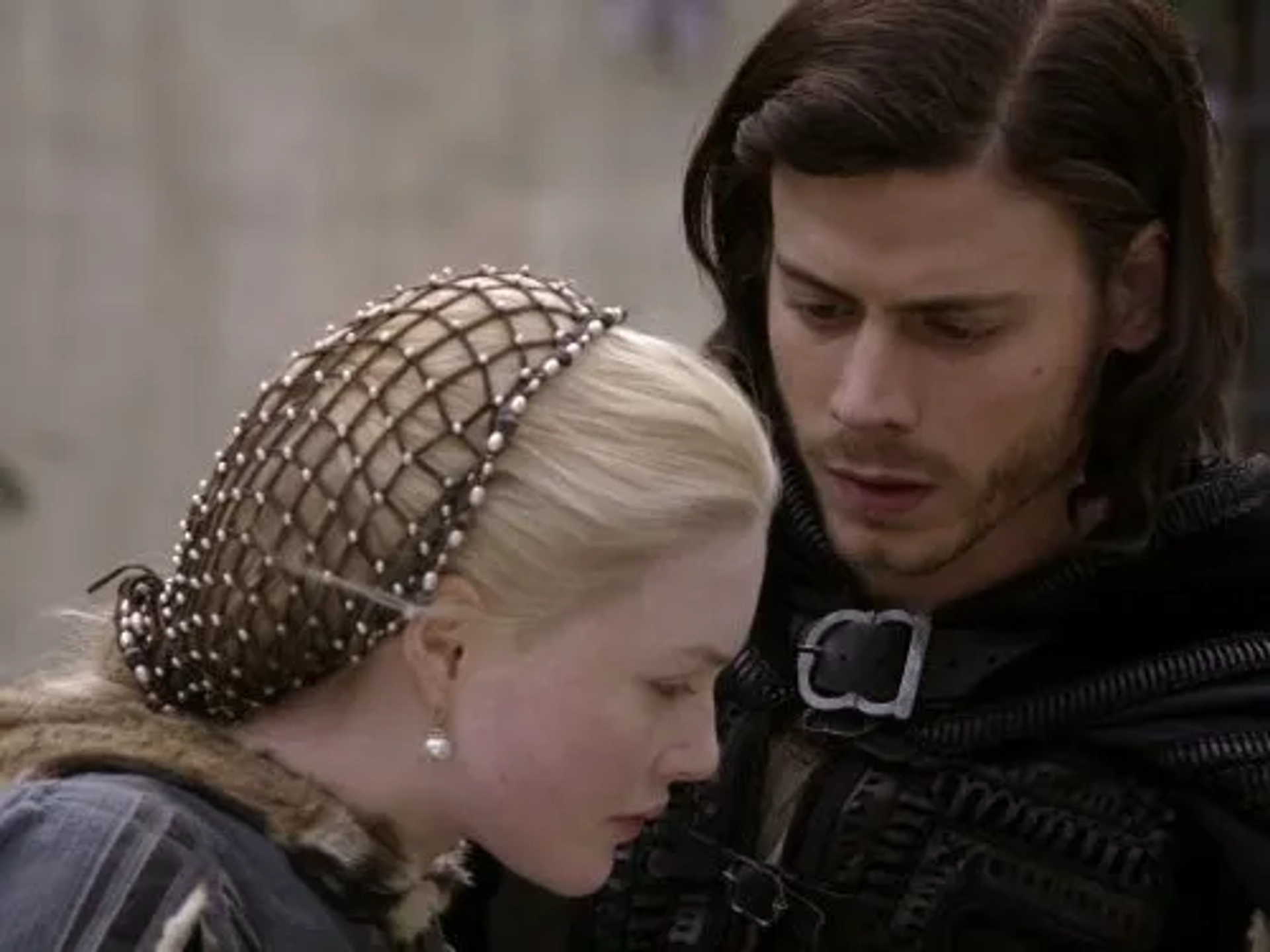 Holliday Grainger and François Arnaud in The Borgias (2011)