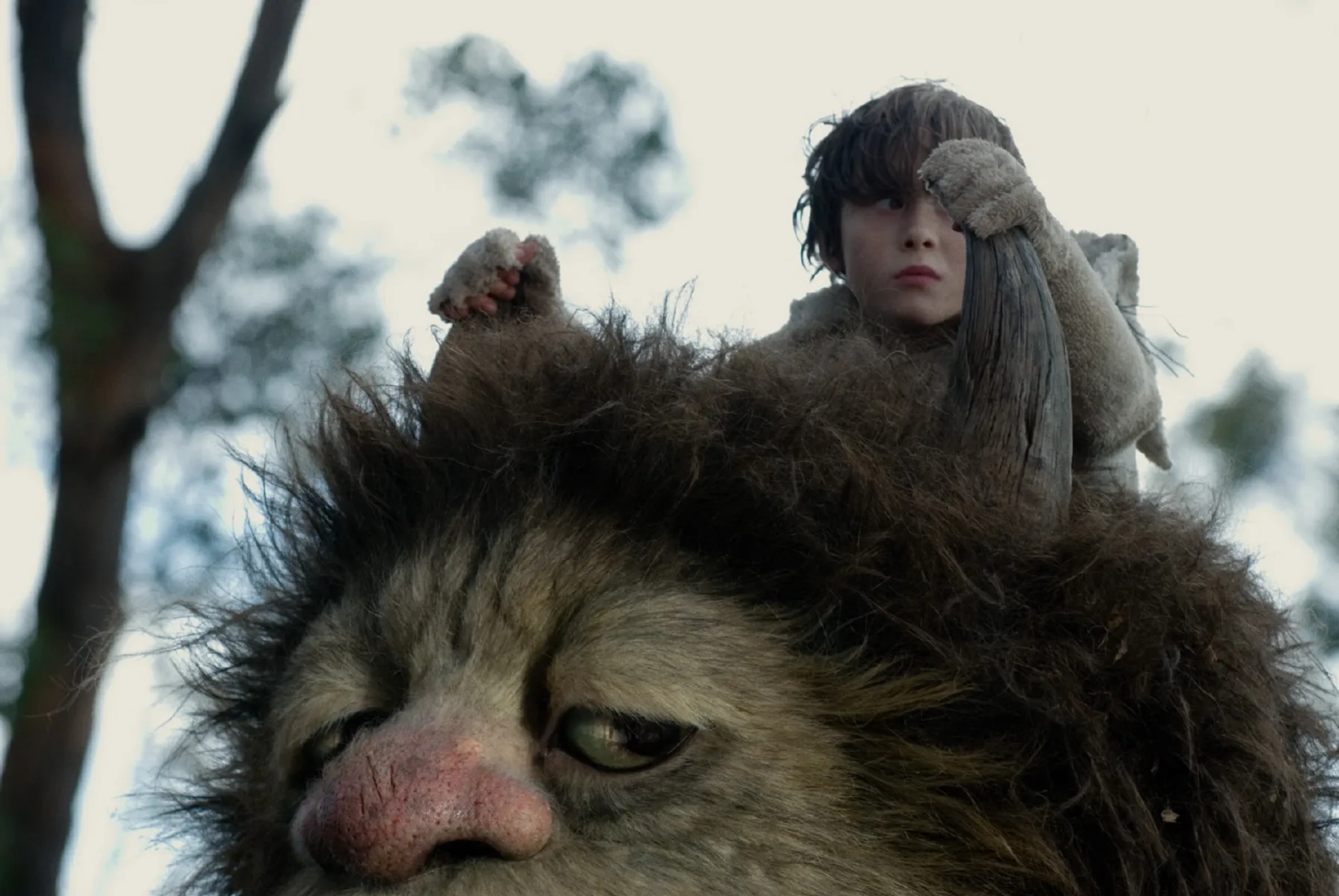 James Gandolfini, Max Records, and Vincent Crowley in Where the Wild Things Are (2009)