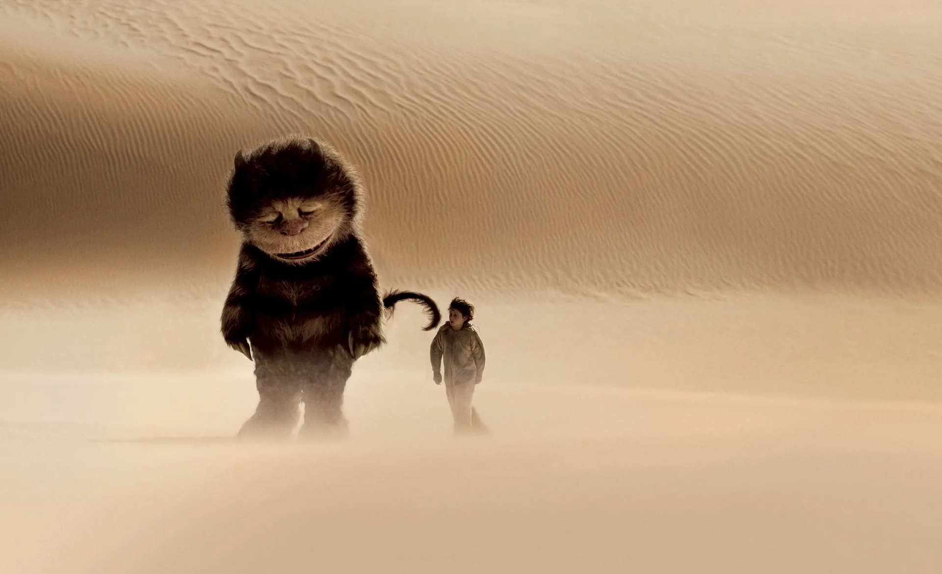 James Gandolfini, Max Records, and Vincent Crowley in Where the Wild Things Are (2009)