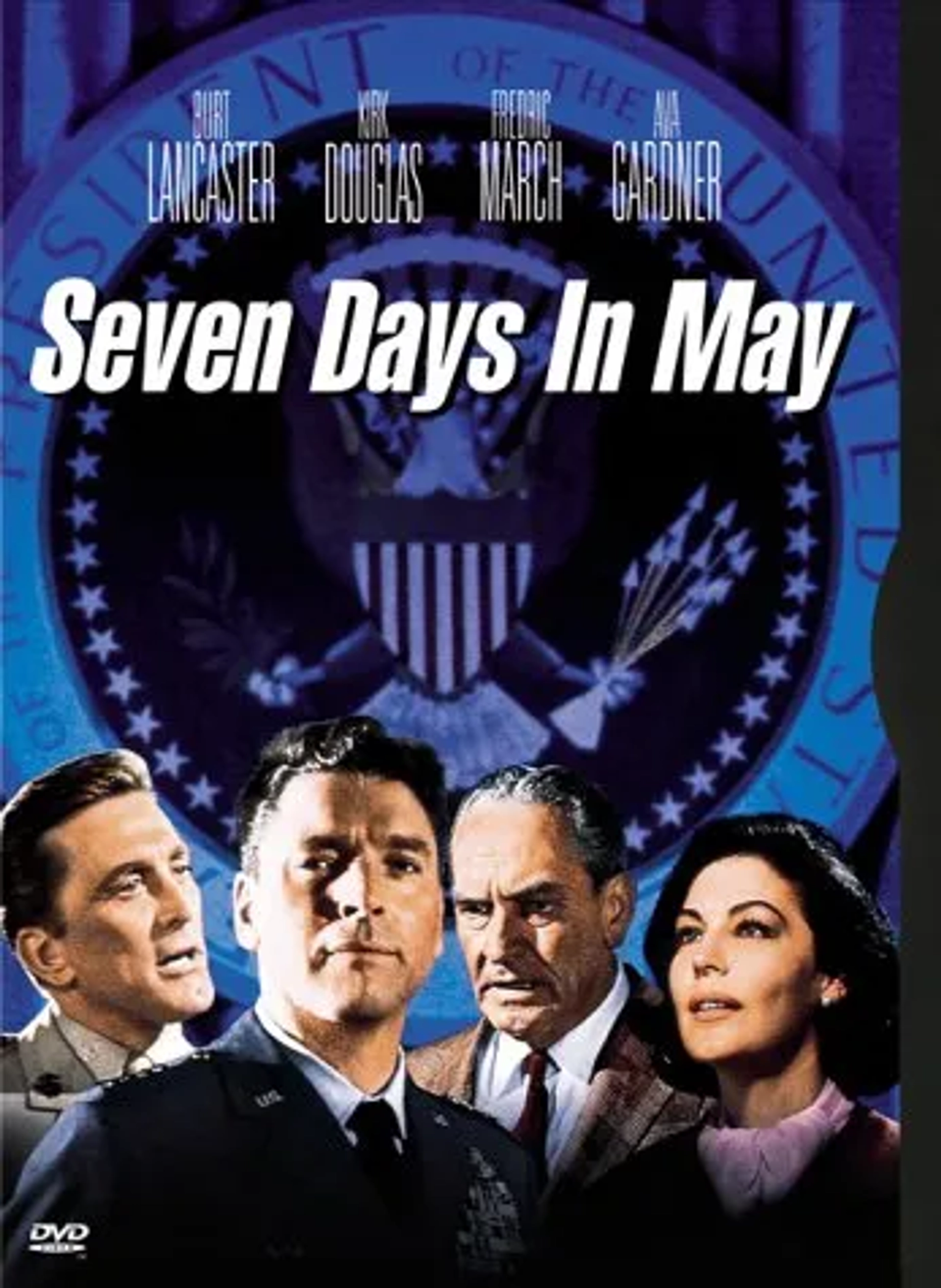 Kirk Douglas, Burt Lancaster, Ava Gardner, and Fredric March in Seven Days in May (1964)