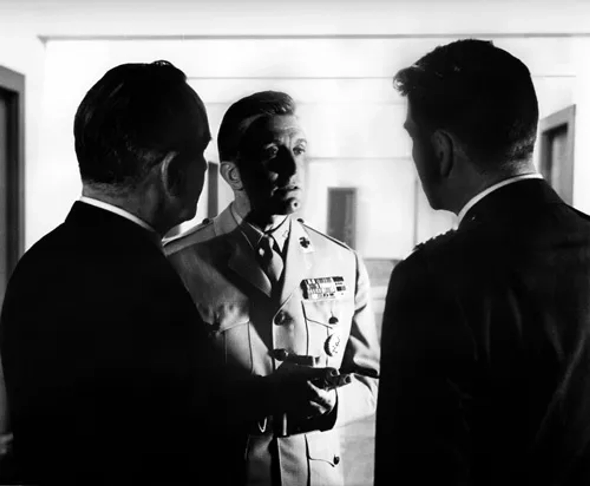 "Seven Days in May"Fredric March, Kirk Douglas, Burt Lancaster1964 Paramount Pictures Black and White, Military, Uniform, Film Still, Entertainment mptv_2018_May_to_August_Update
