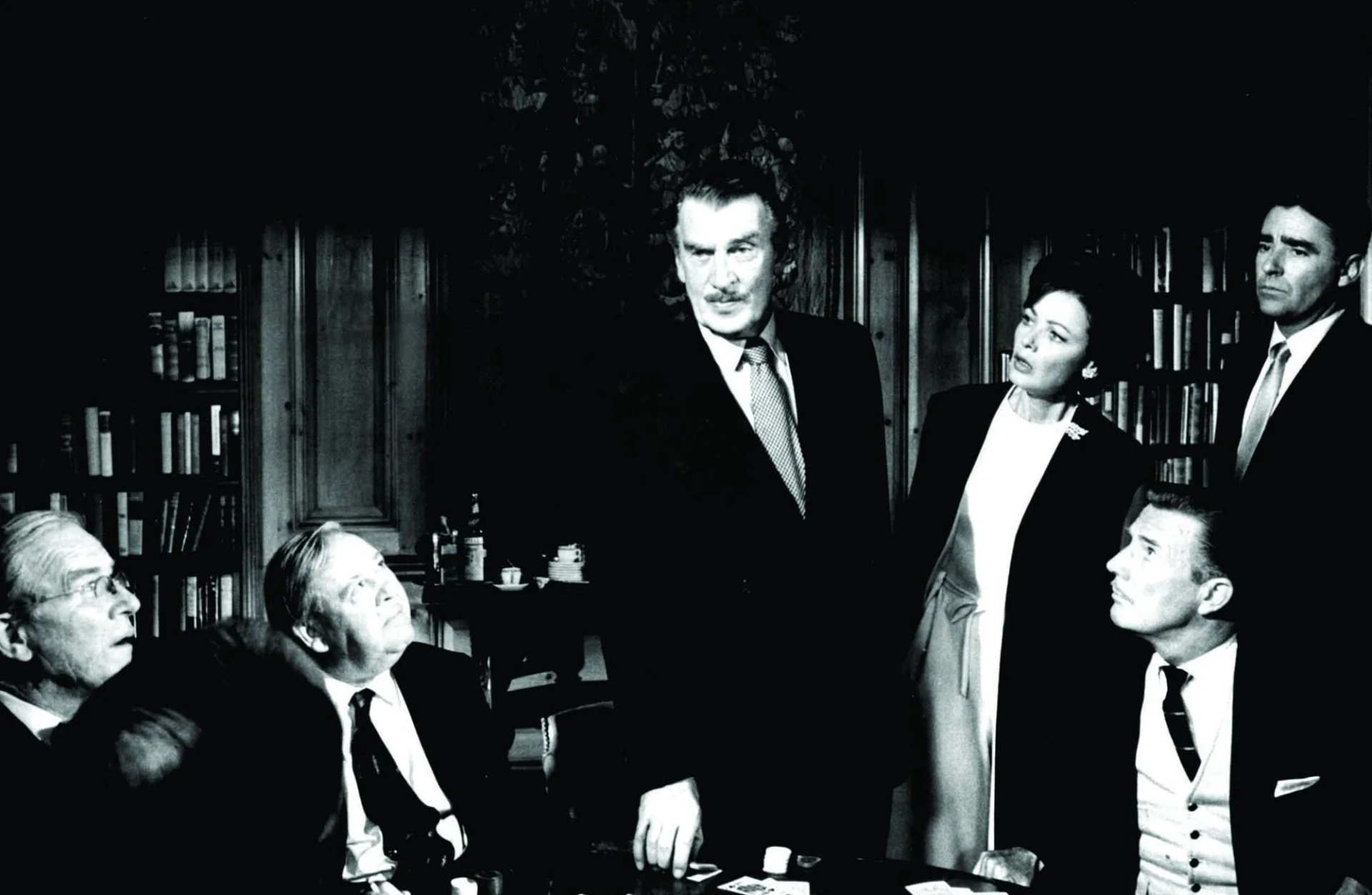 Gene Tierney, Charles Laughton, Will Geer, Tom Helmore, Peter Lawford, and Walter Pidgeon in Advise & Consent (1962)