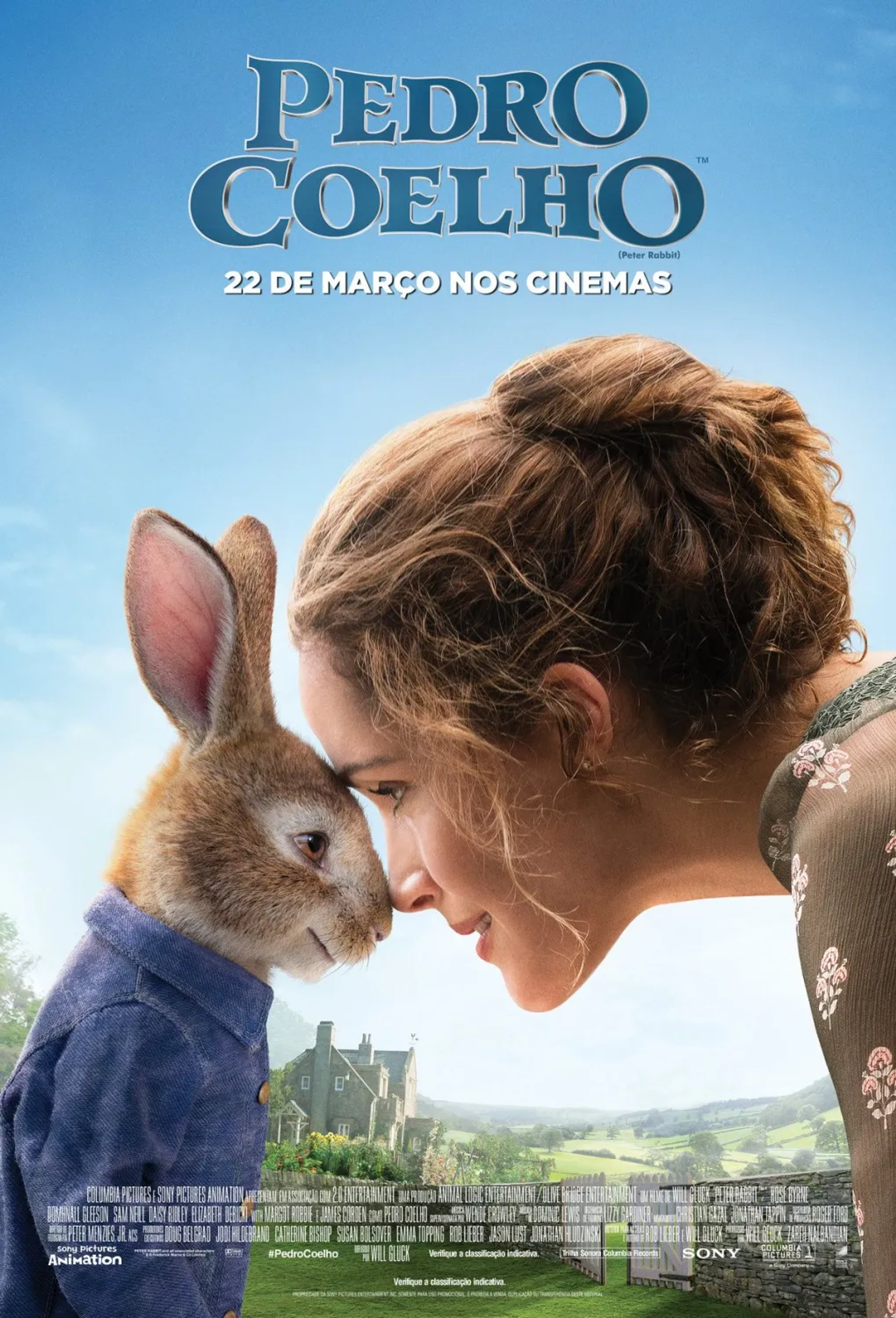 Rose Byrne and James Corden in Peter Rabbit (2018)
