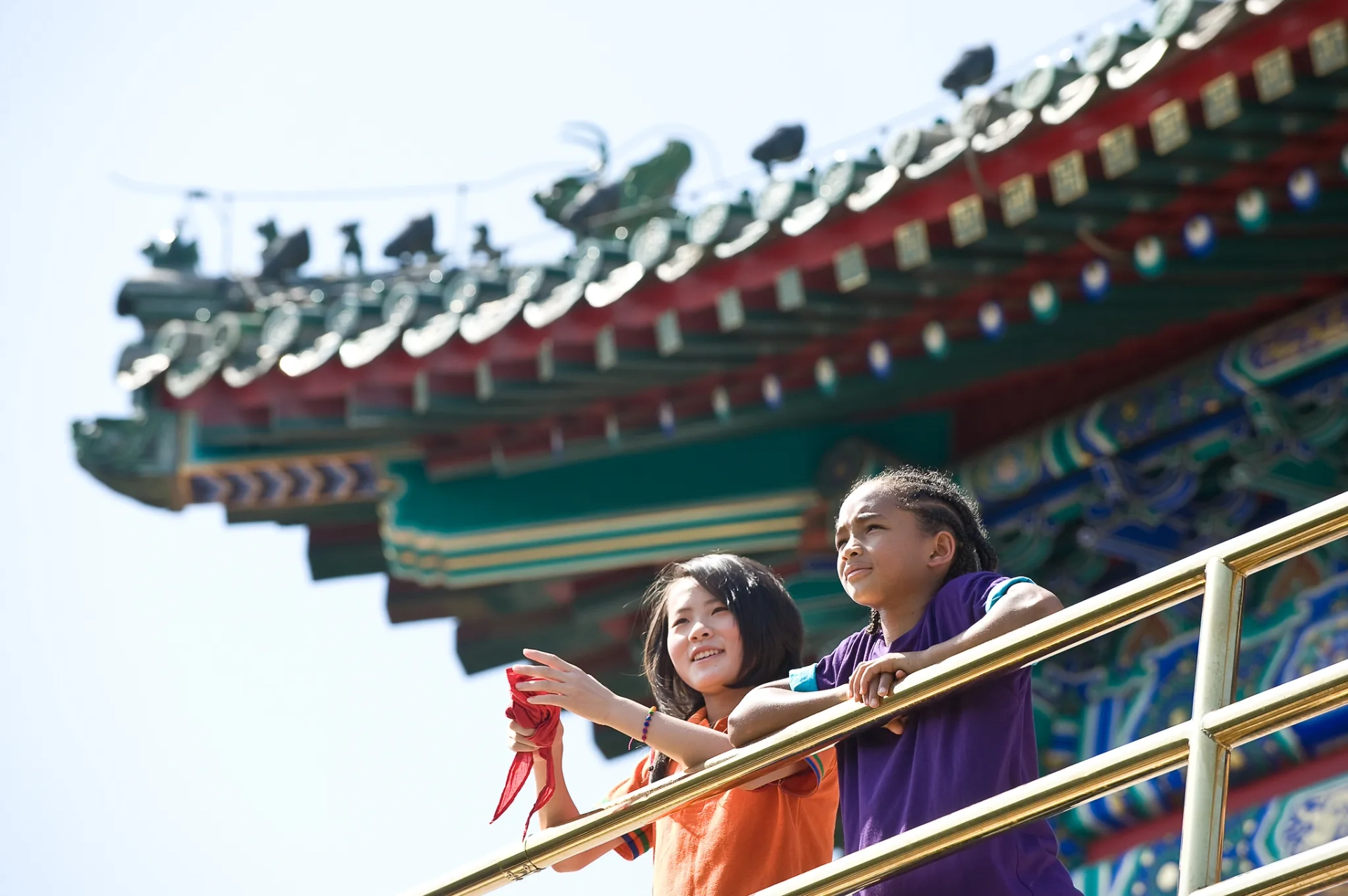 Jaden Smith and Wenwen Han in The Karate Kid (2010)