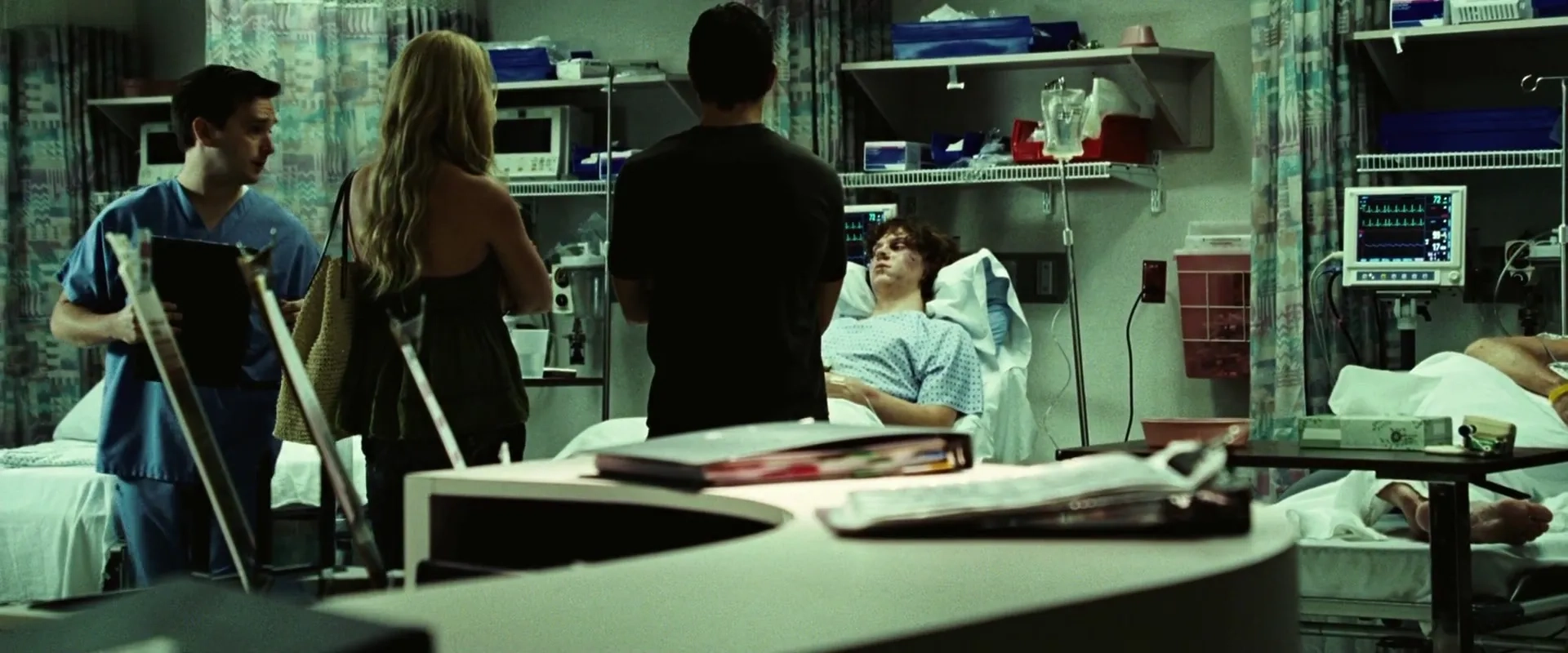 Sean Faris, Evan Peters, and Amber Heard in Never Back Down (2008)