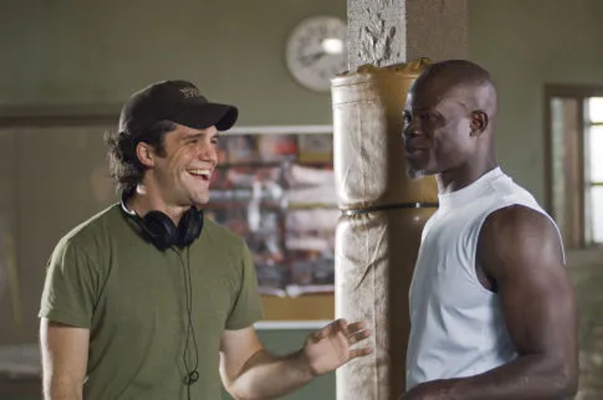 Djimon Hounsou and Jeff Wadlow in Never Back Down (2008)