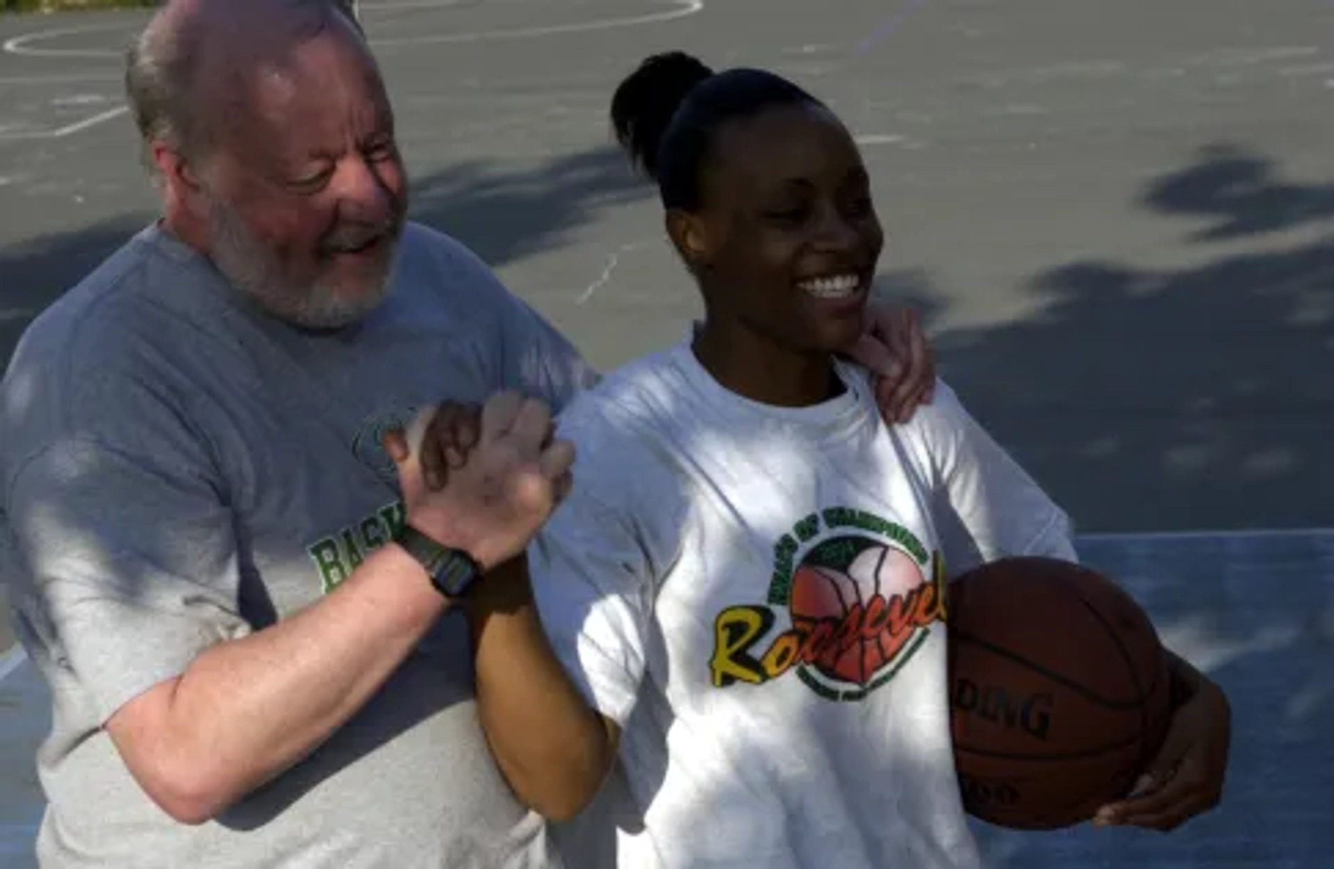 Darnellia Russell and Bill Resler in The Heart of the Game (2005)