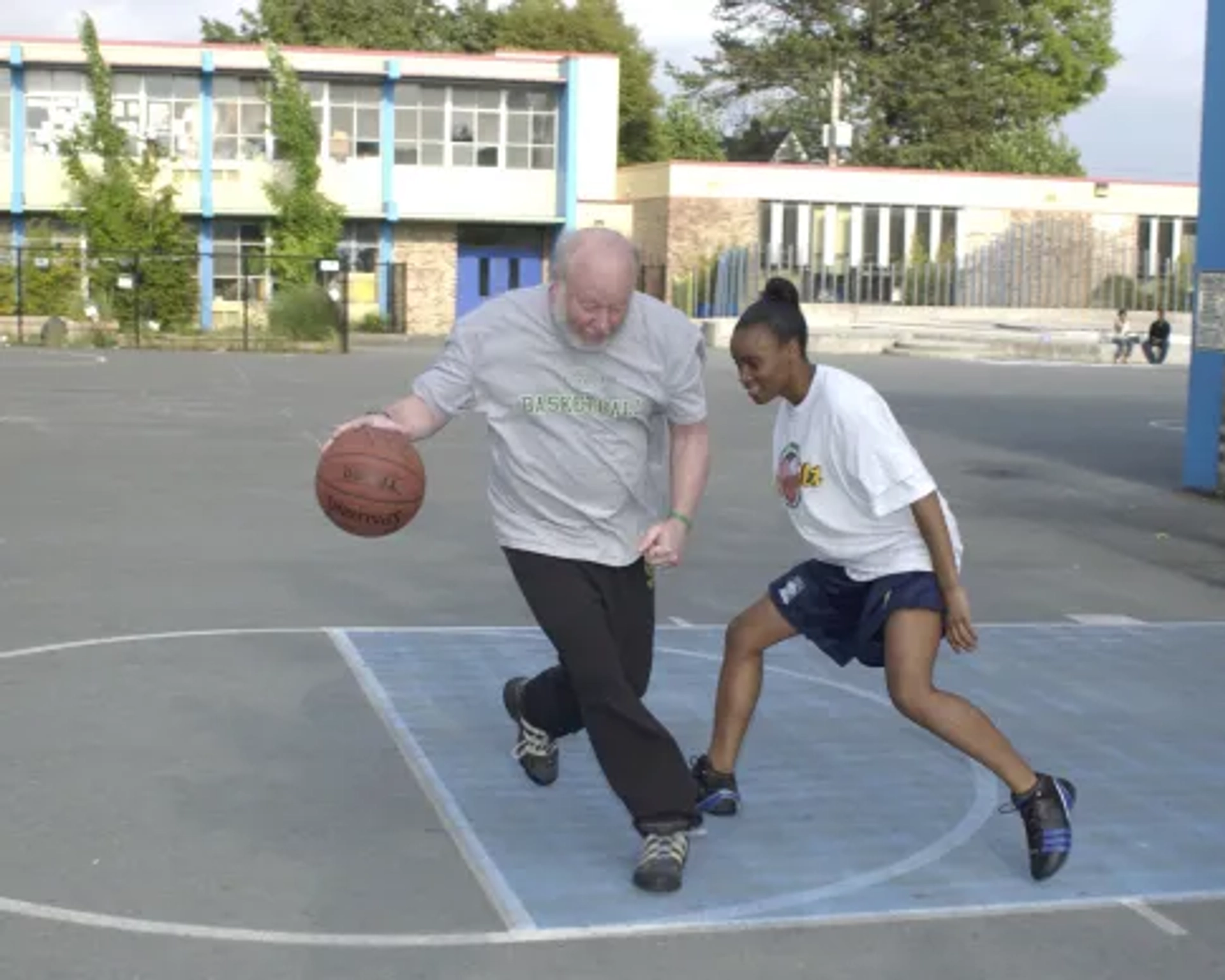 Darnellia Russell and Bill Resler in The Heart of the Game (2005)