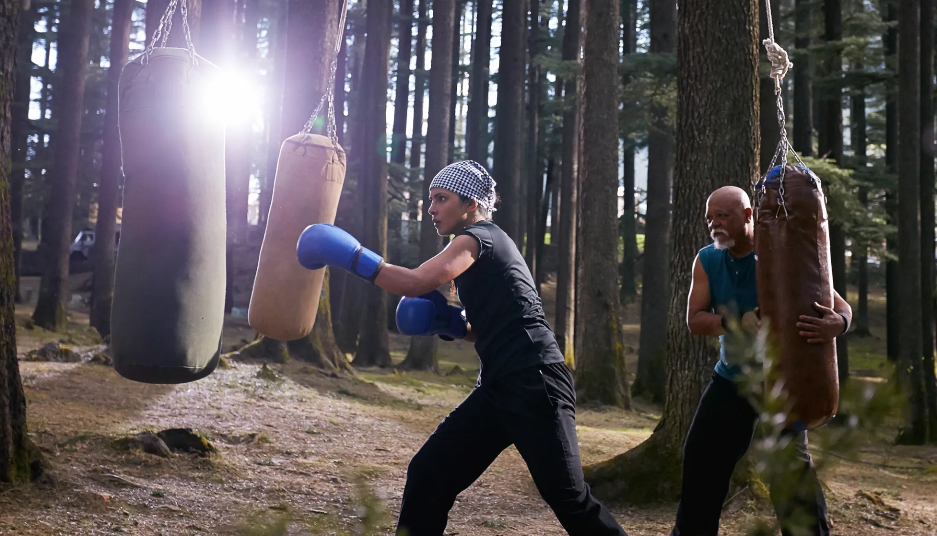 Priyanka Chopra Jonas and Sunil Thapa in Mary Kom (2014)